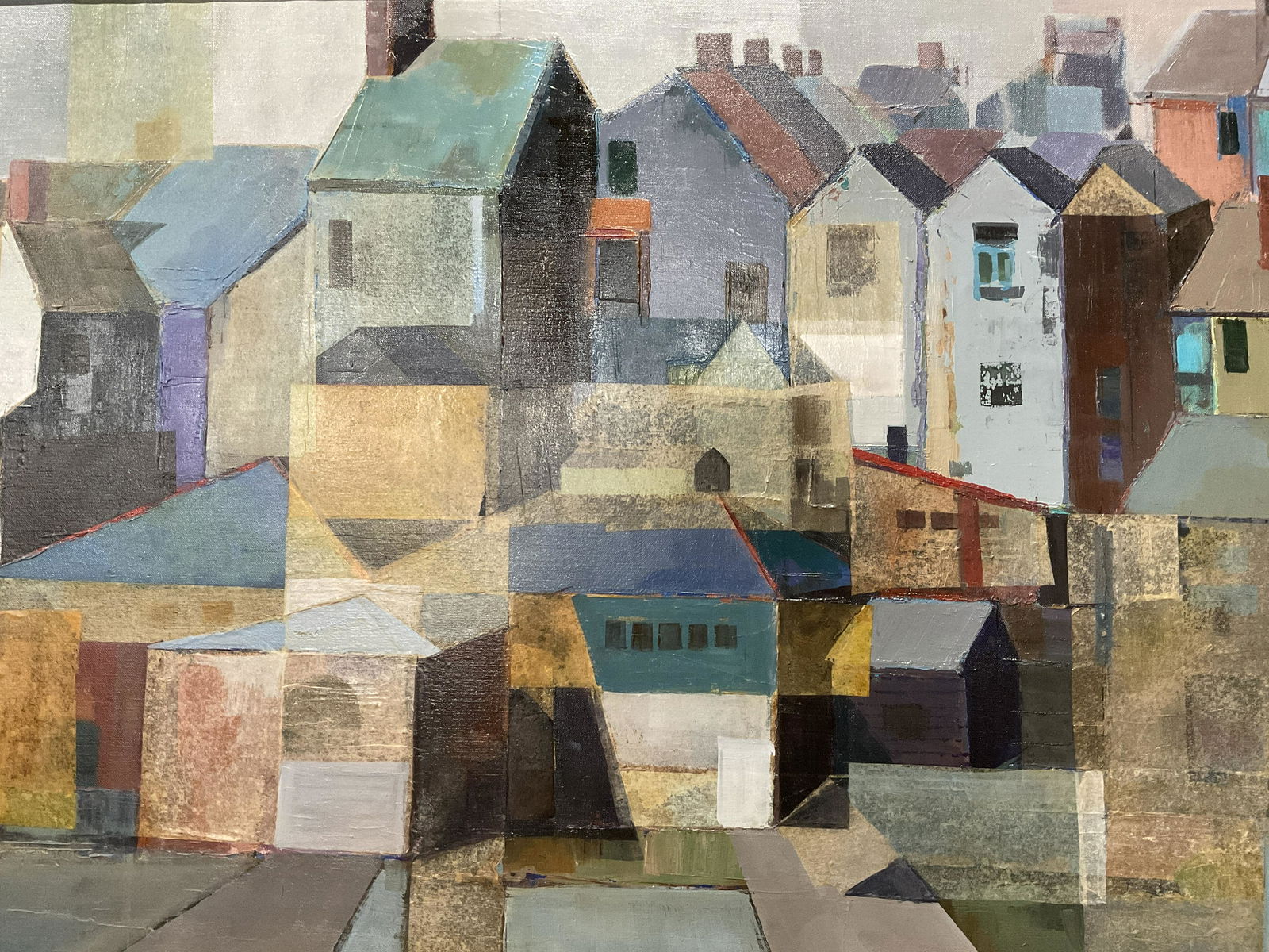 LEVI Signed Modernist Oil Painting (1 of 11)