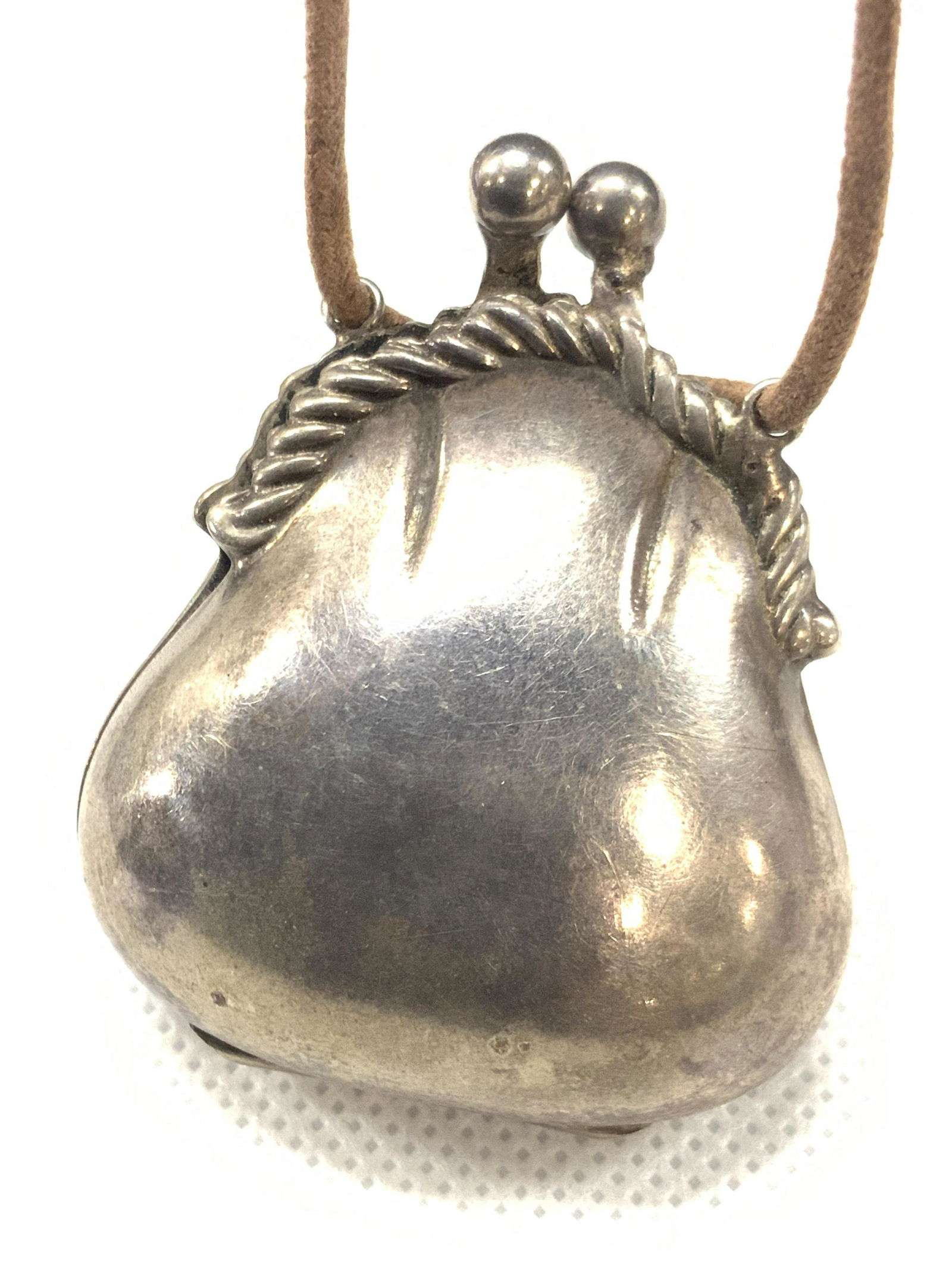 Vintage Sterling Purse Locket Pendant (1 of 7)