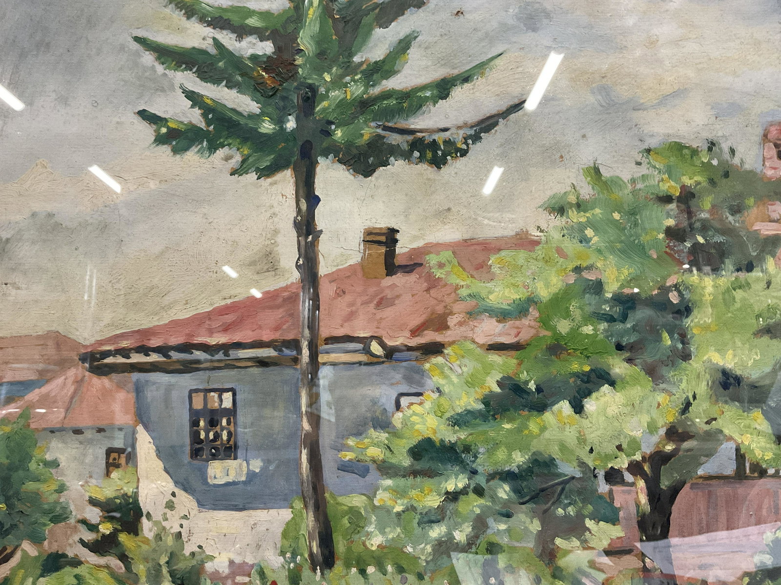 ATTR ABRAHAM MANIEVICH Signed Oil Painting (1 of 10)