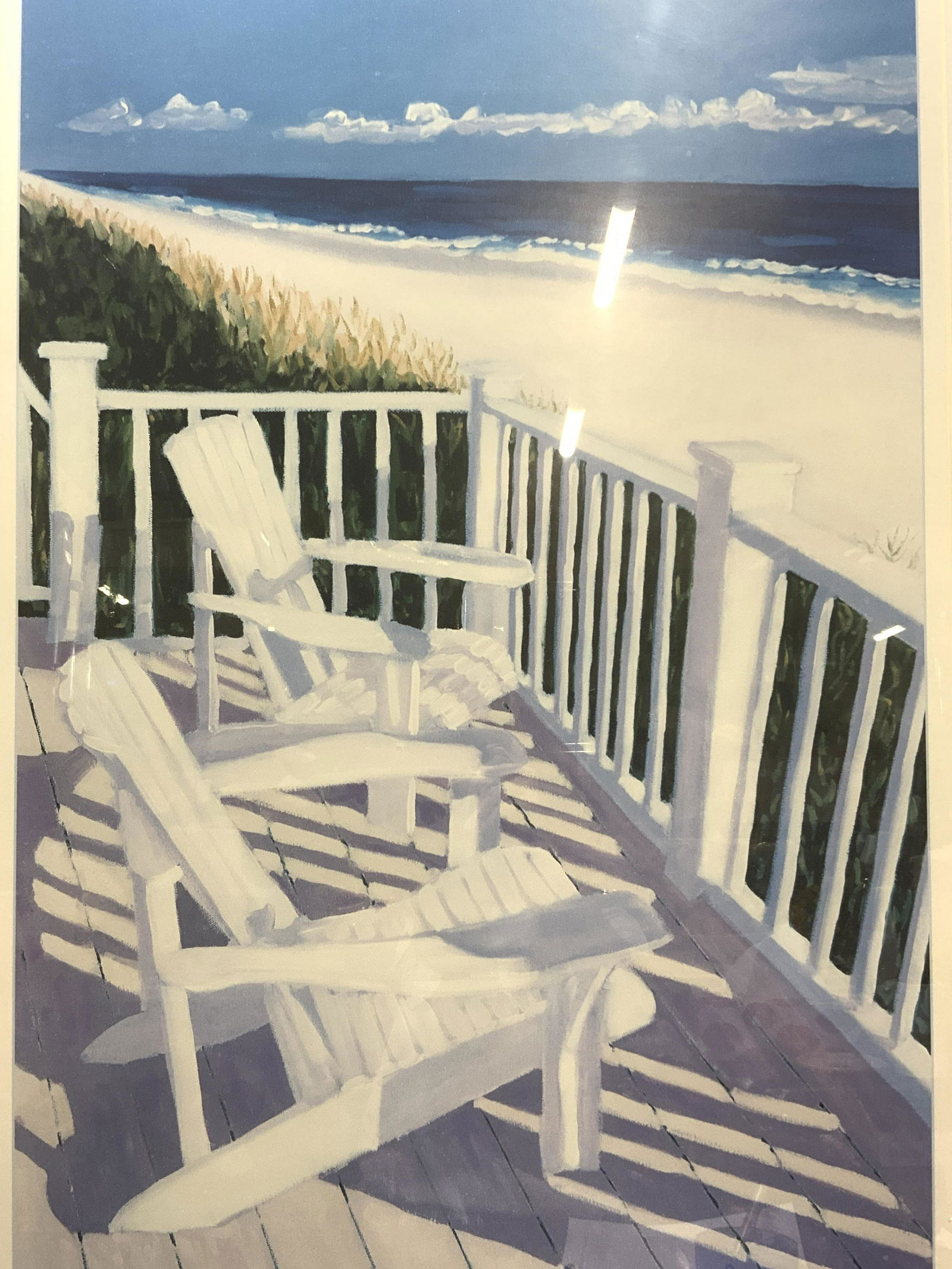 ROBERT SELKOWITZ Signed Beach Chairs Lithograph (1 of 10)