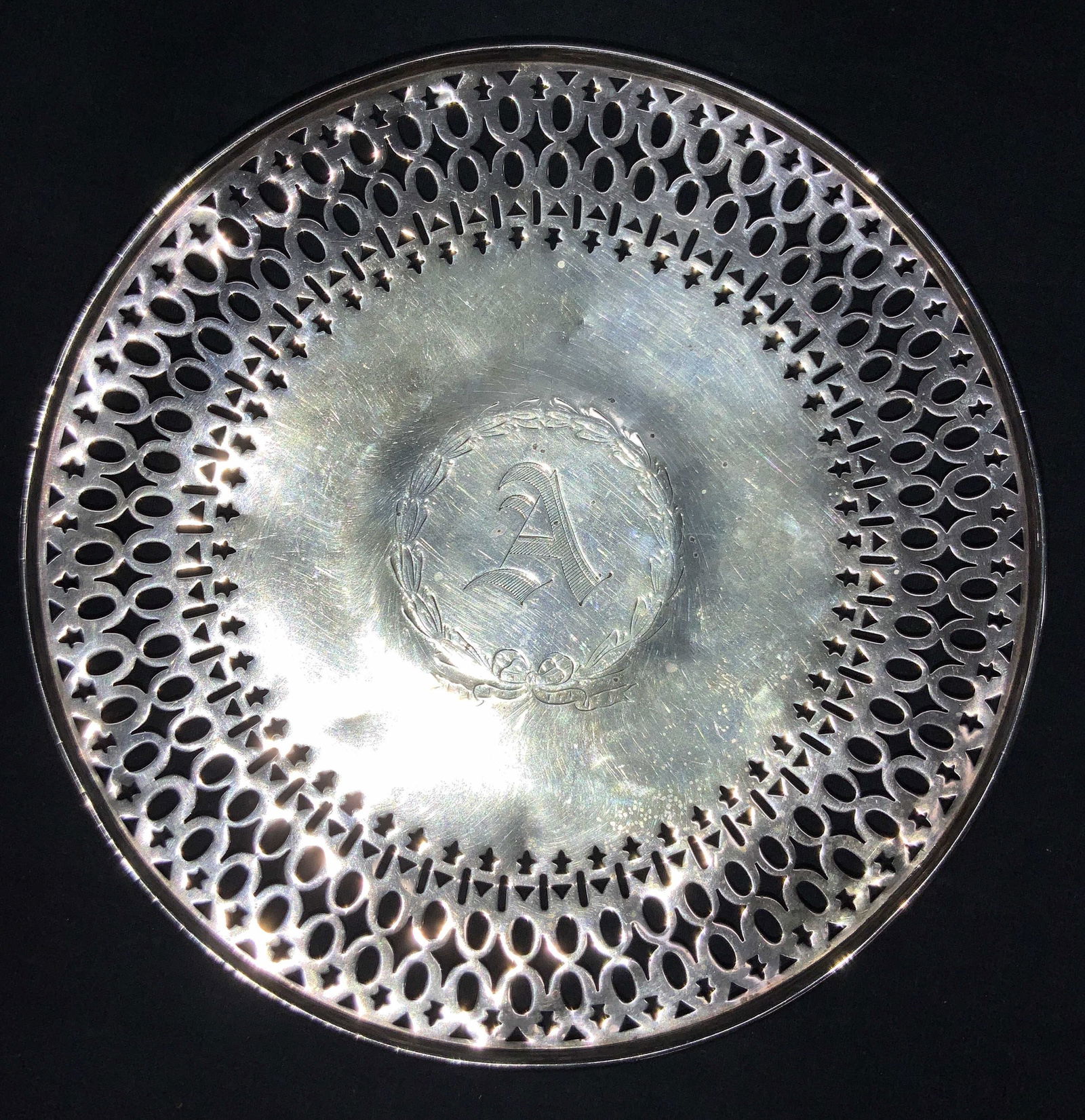 Hallmark Sterling 400A Monogrammed Dish (1 of 6)