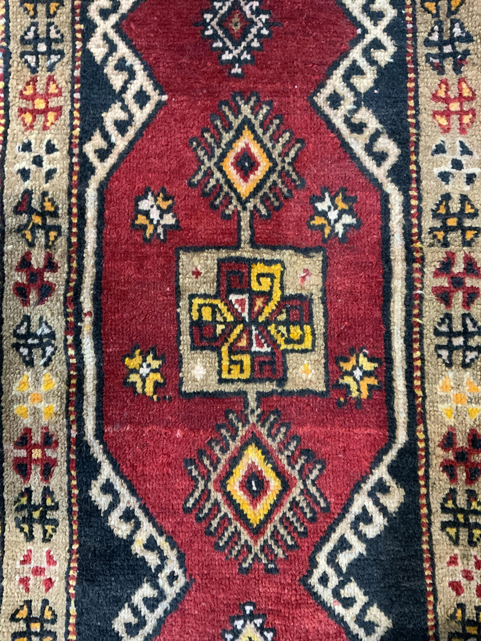 Vintage Handmade Wool Area Rug (1 of 7)