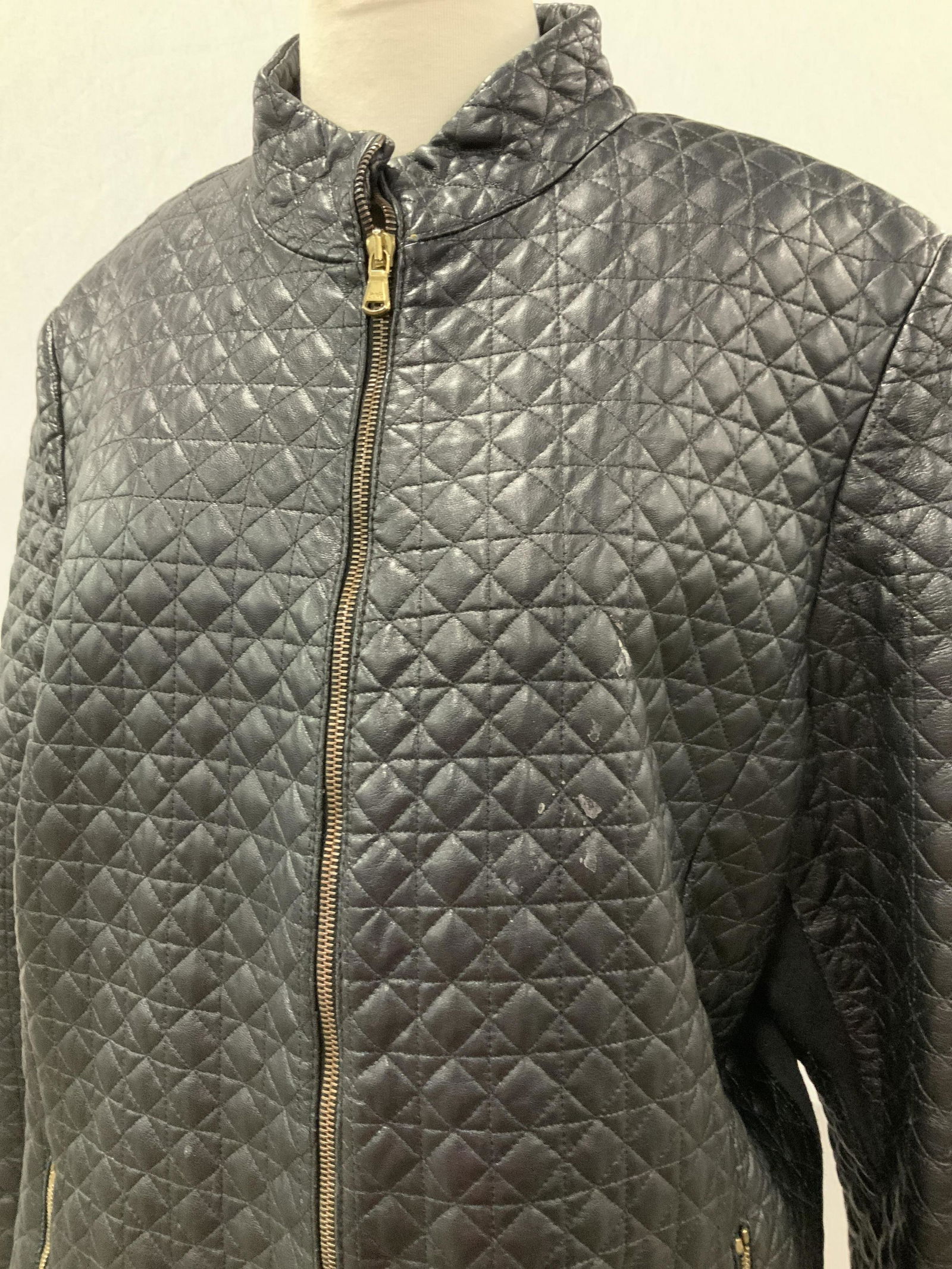 NOI FIRENZE Plus Size  Faux Leather Jacket, Italy (1 of 5)