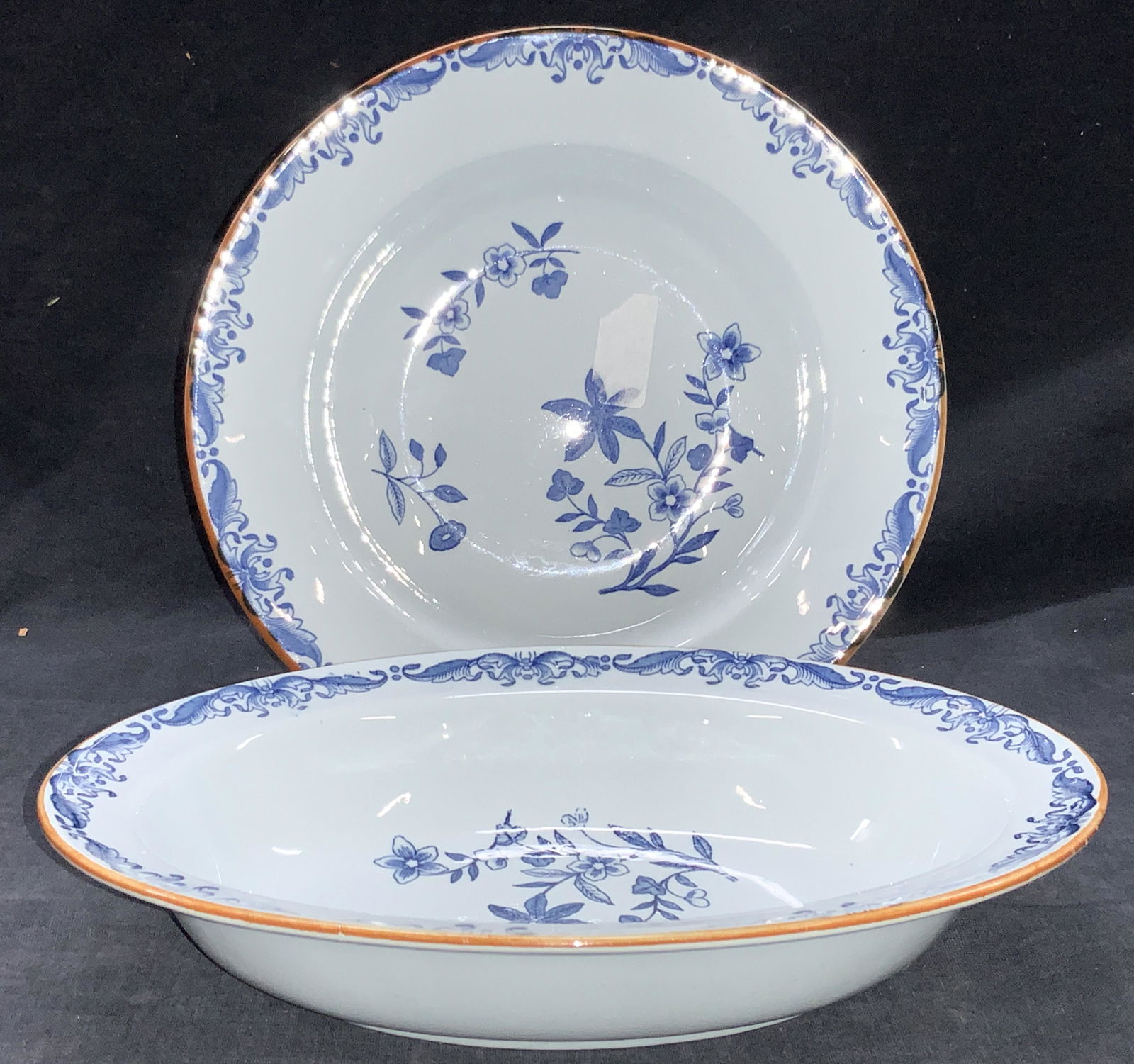 Set 2 OSTINDNA Ceramic Dishes, Sweden (1 of 8)