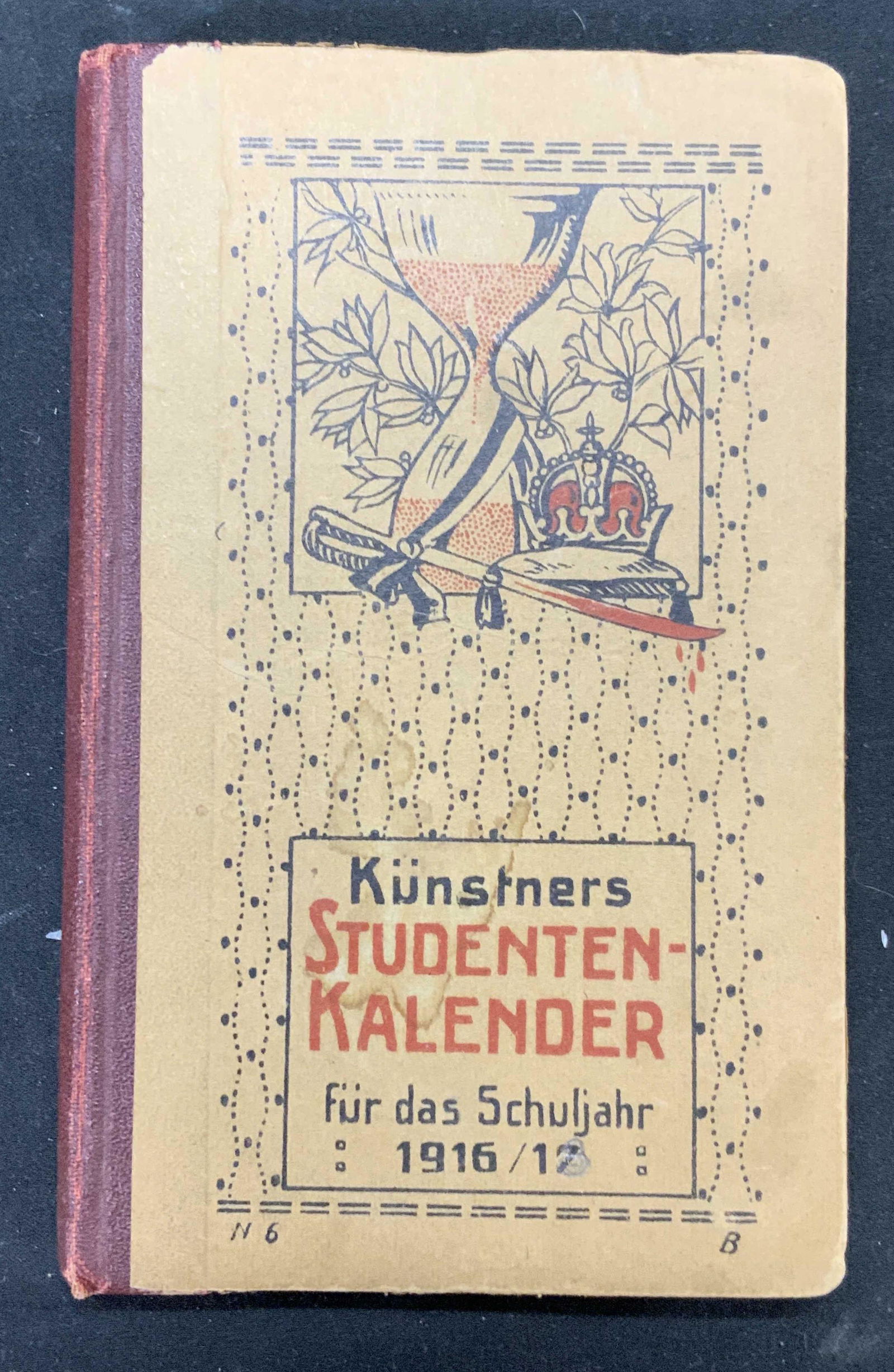 Antique Art School Student Calendar Book 1916/17 (1 of 4)
