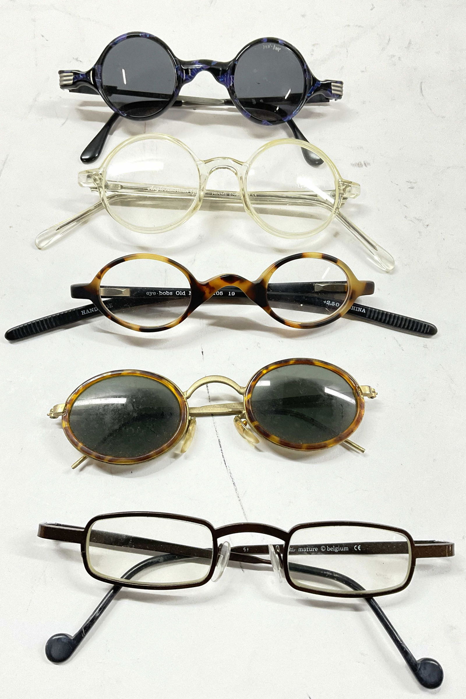 Lot of 5 Vintage Round Eyeglasses (1 of 4)
