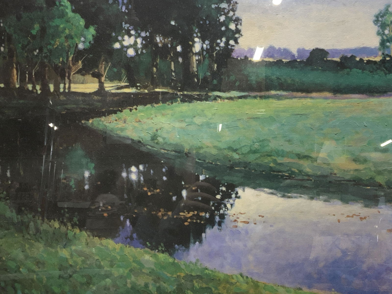 Signed Landscape Painting Lithograph (1 of 5)