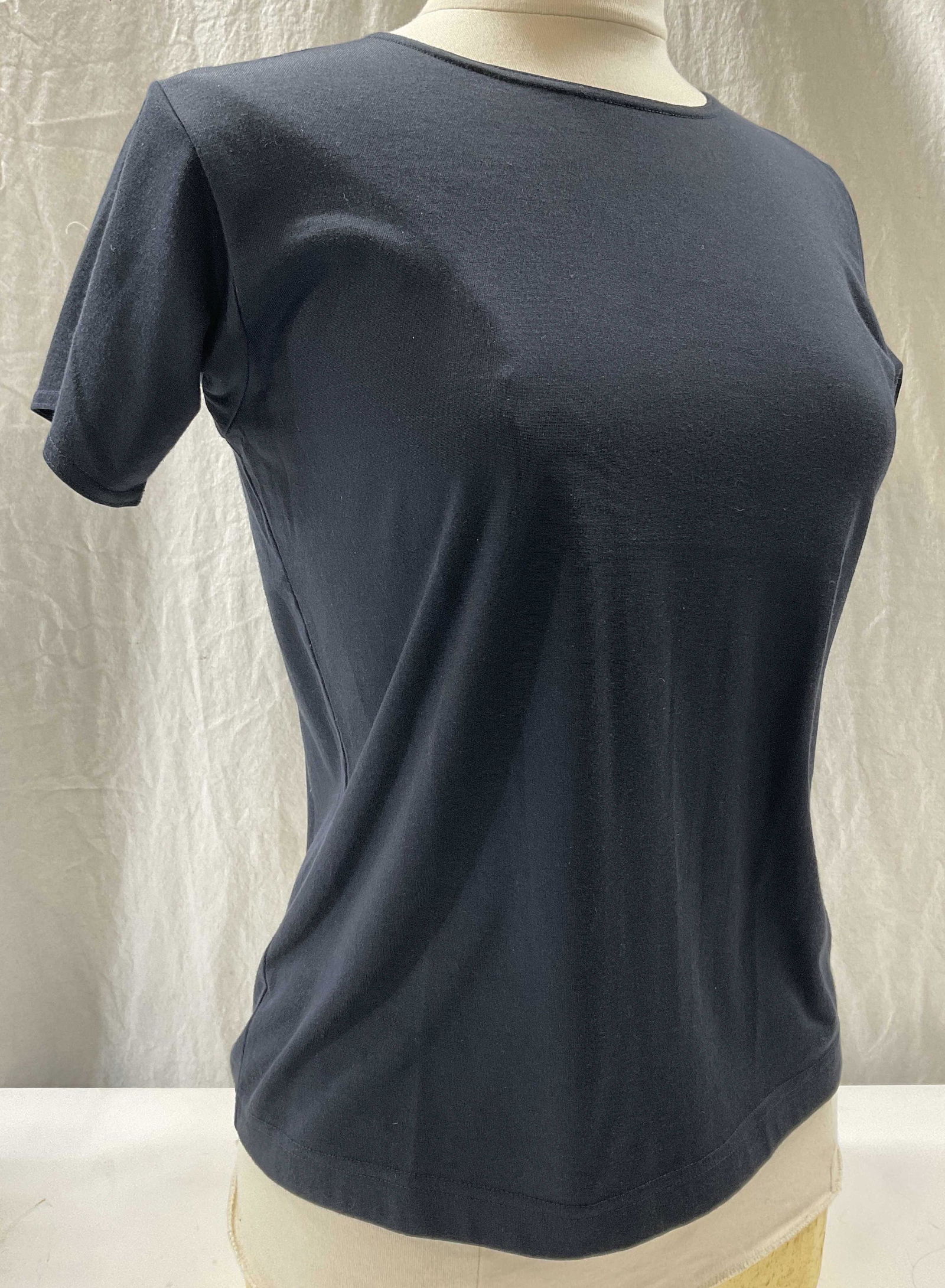 ELLEN TRACY Navy Blue Shirt (1 of 4)