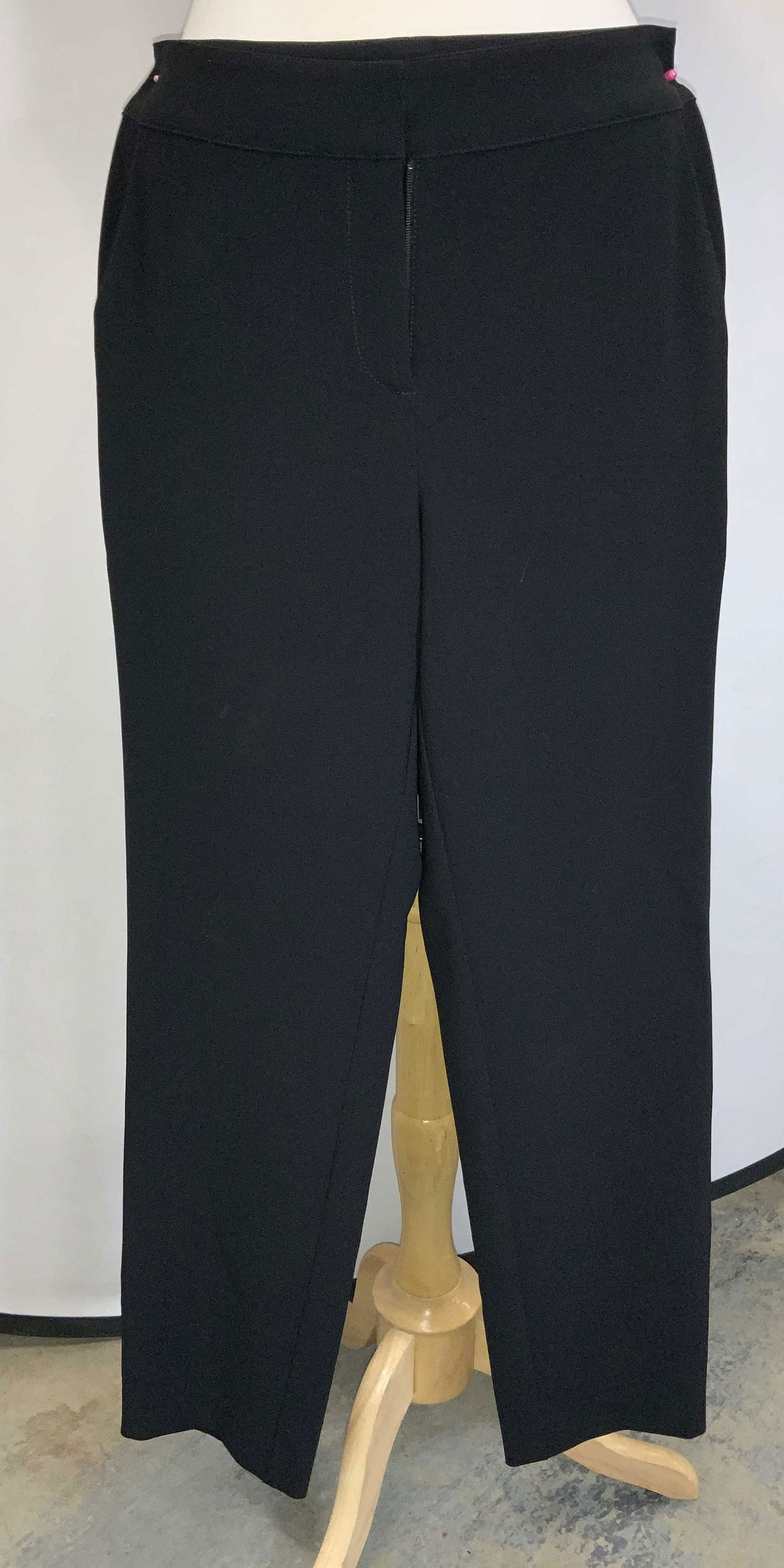 ST JOHN Caviar Size 4 Designer Dress Pants (1 of 7)