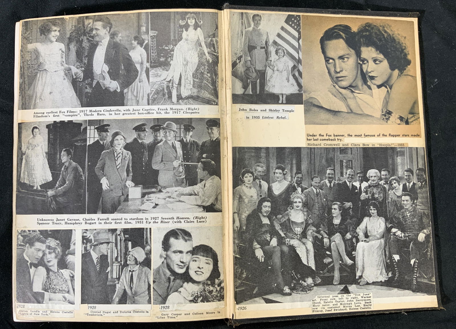 A Pictorial History of the Movies w Signature: Vintage copy of A Pictorial History of the Movies by Deems Taylor. Published by Simon and Schuester, 1943. Book includes a handwritten note regarding corrections to current edition signed by the autho