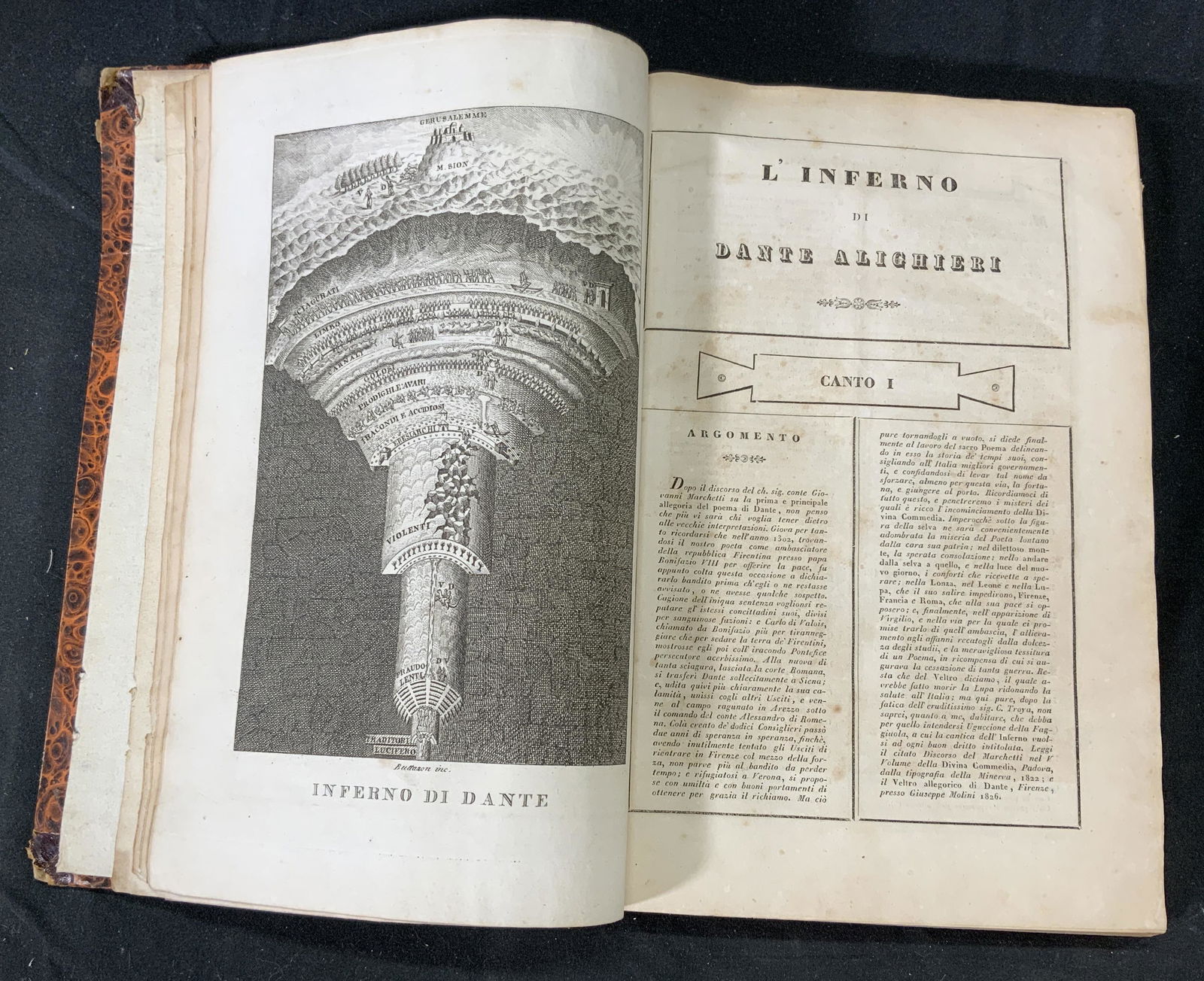 Antique La Divina Commedia by Dante (1 of 6)