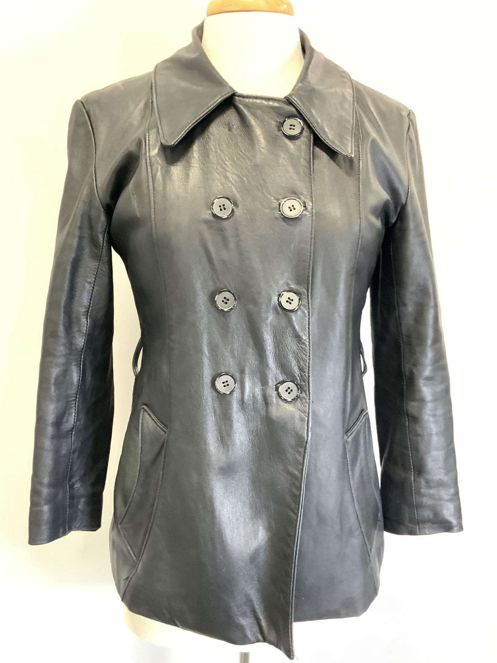 ROMEO VOICE Double Breasted Leather Jacket (1 of 11)