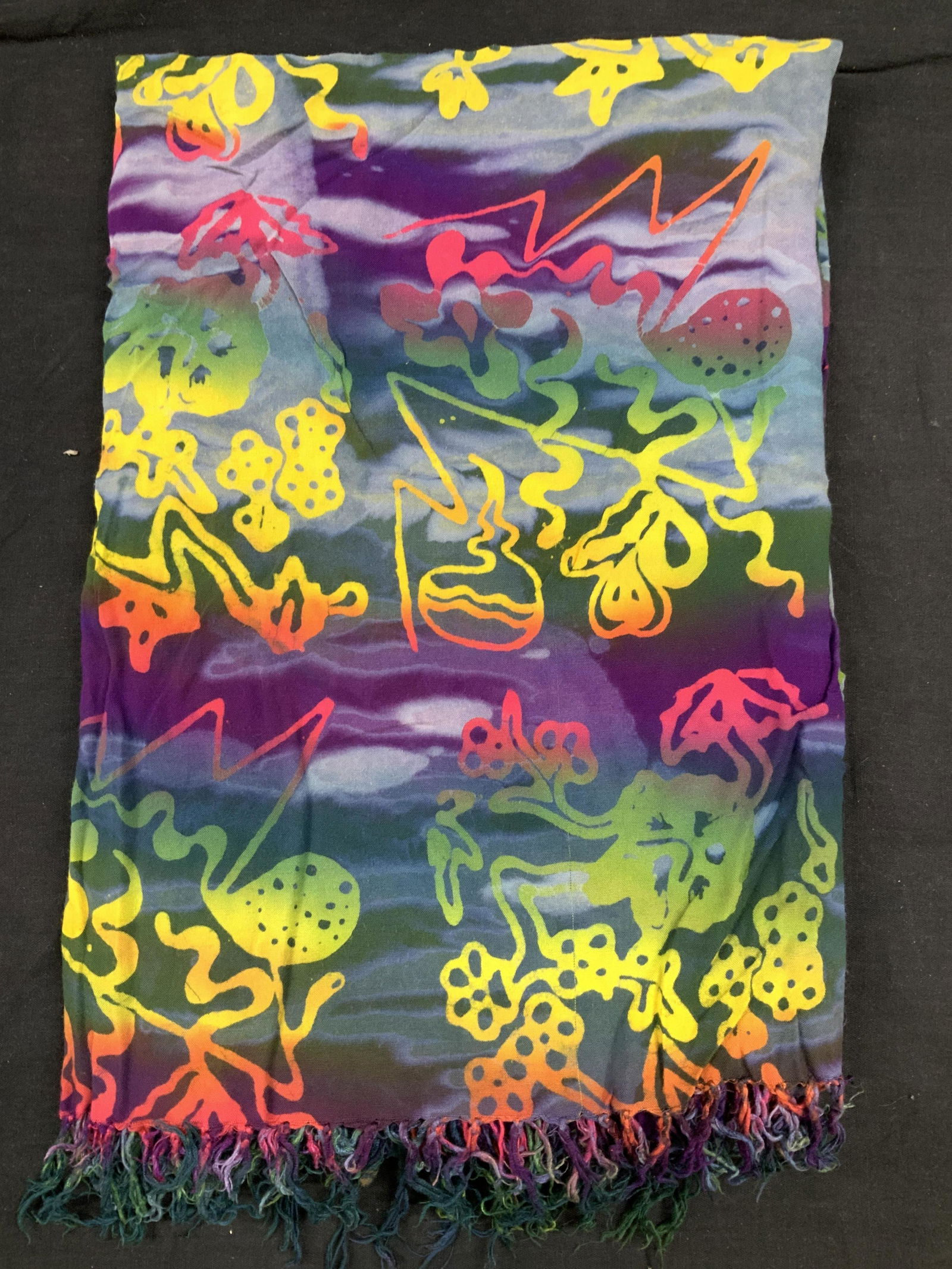 Ladies Multi Color Tie Dye Fashion Accessory (1 of 5)