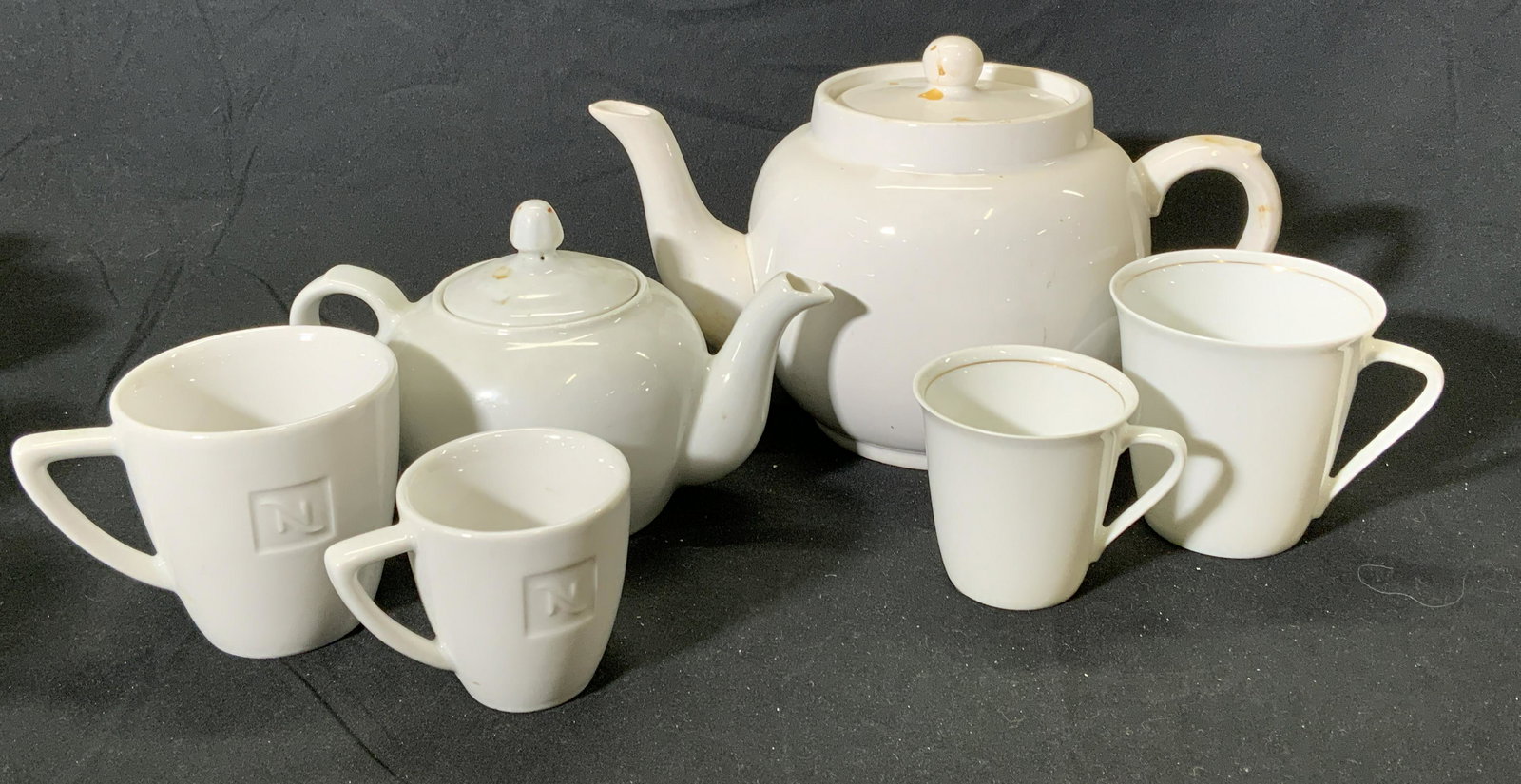 Lot 31 Assorted Porcelain Cups & Teapots, German (1 of 9)