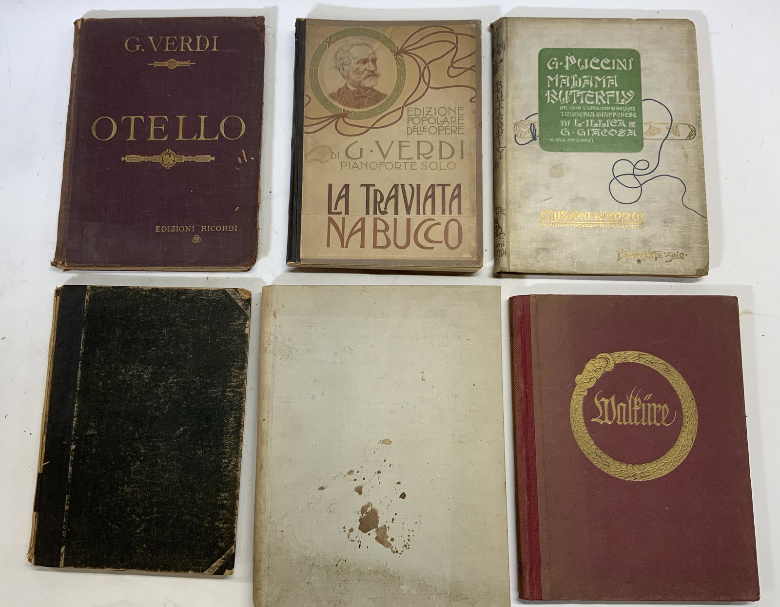 Group 6 Antique Music Composition Books (1 of 8)