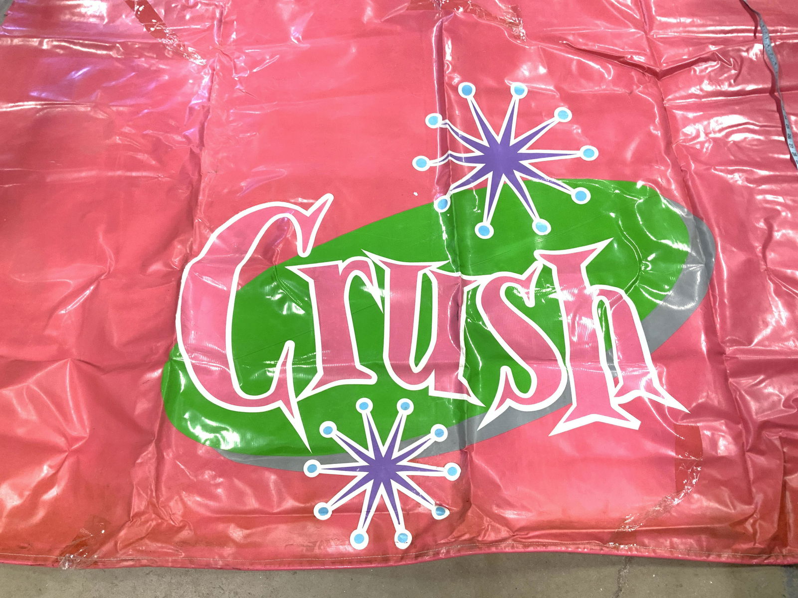 Vtg Brooklyn Boutique Pop Culture Store Sign CRUSH (1 of 5)