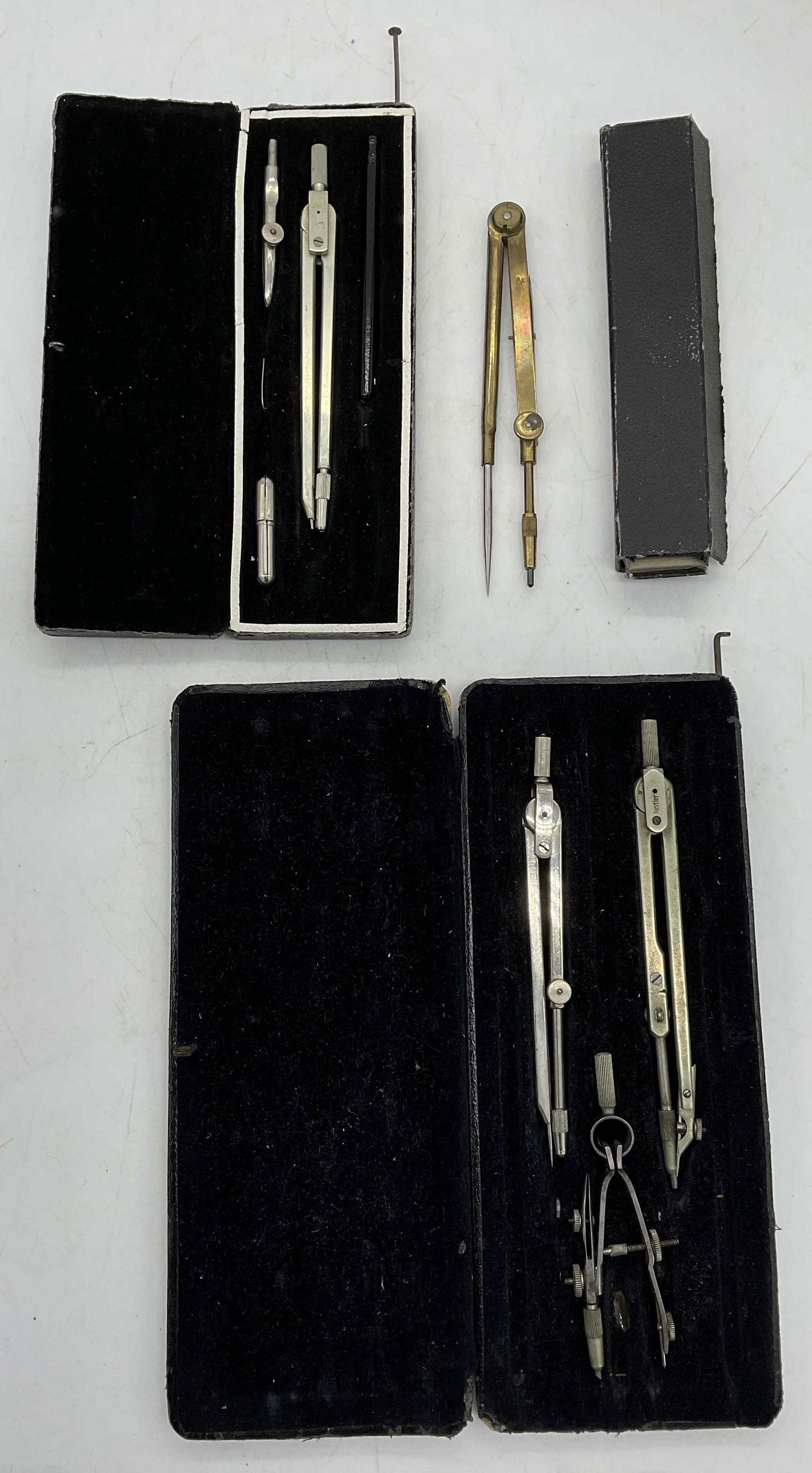Lot 6 Vintage Compass Drawing Tools (1 of 7)