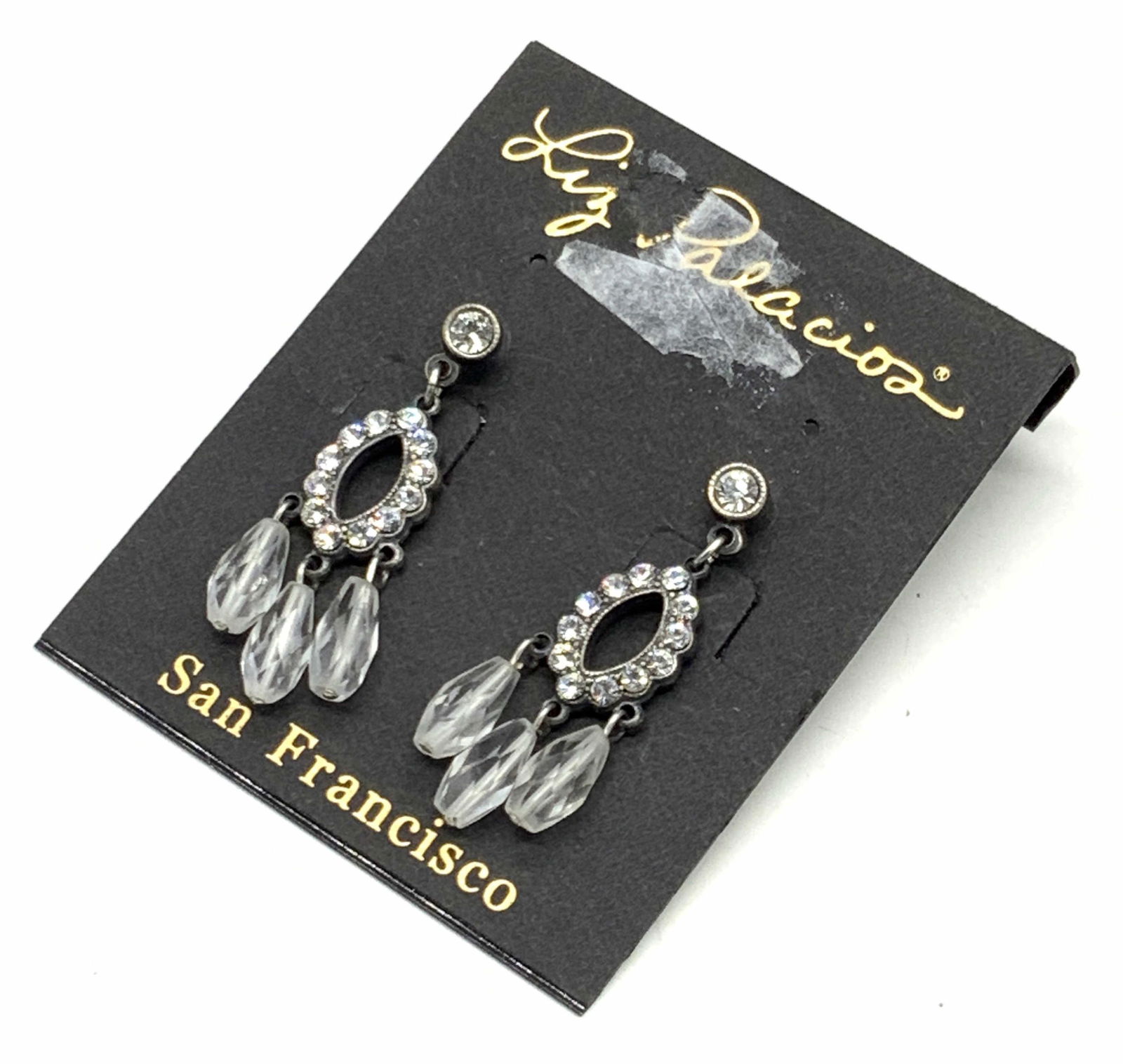 LIZ PALACIOS SWAROVSKI NWT Dangle Earrings (1 of 8)