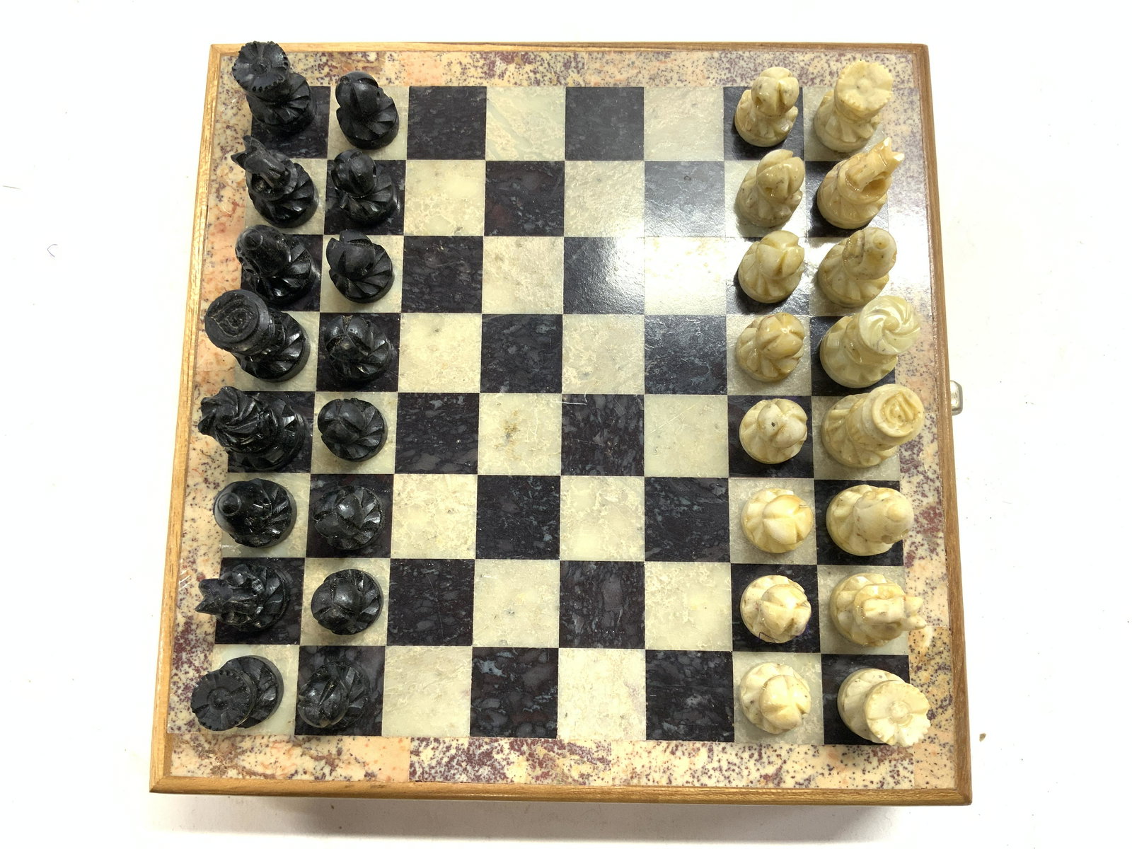 Travel Size Chess Set Box Board (1 of 9)