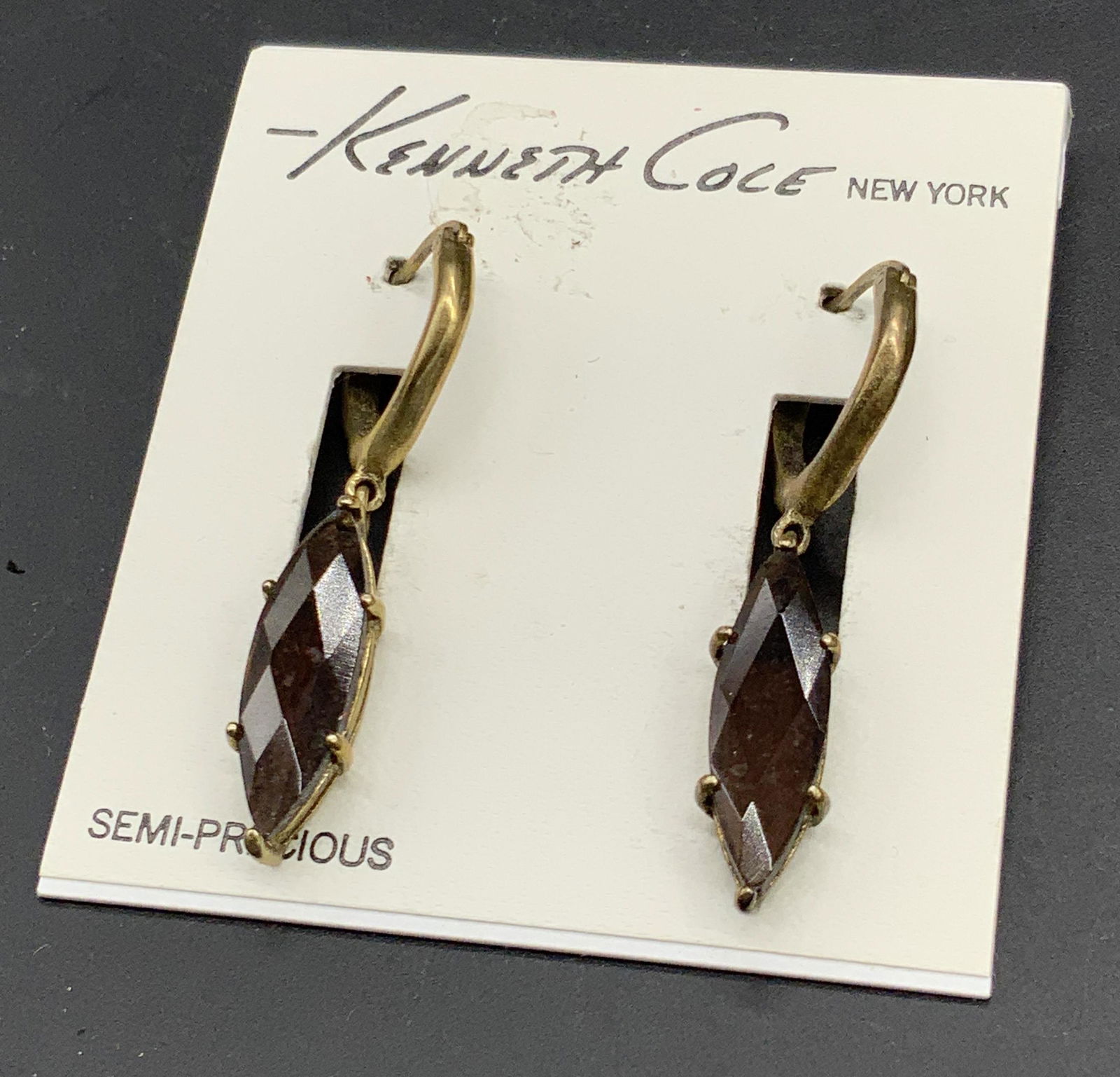 KENNETH COLE Sterling Semi Precious Stone Earrings (1 of 7)