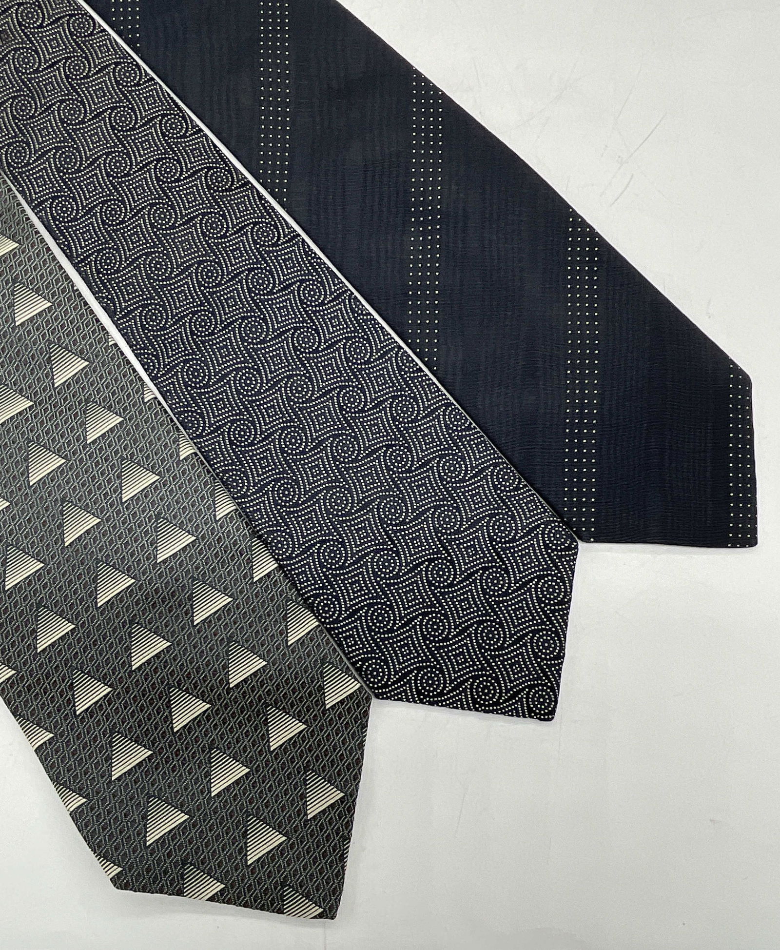 Lot 3 SULKA 100% Silk Ties, France (1 of 5)