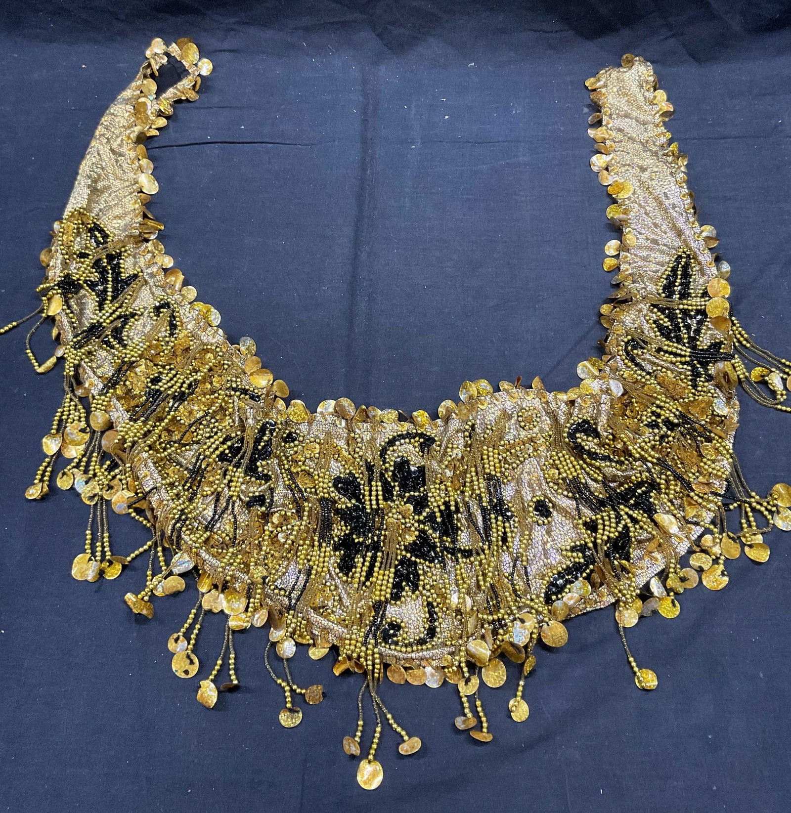 Art Deco Beaded Waist / Shoulder Wrap (1 of 7)