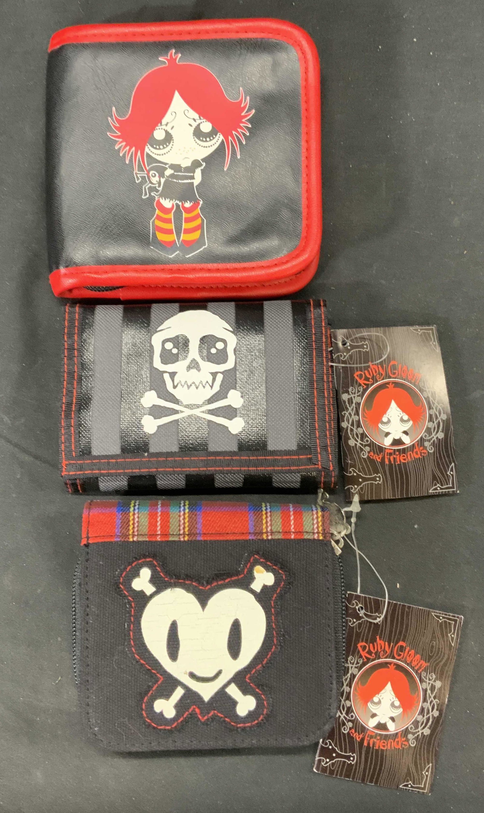 Lot 3 RUBY GLOOM Graphic Wallets NWT (1 of 7)