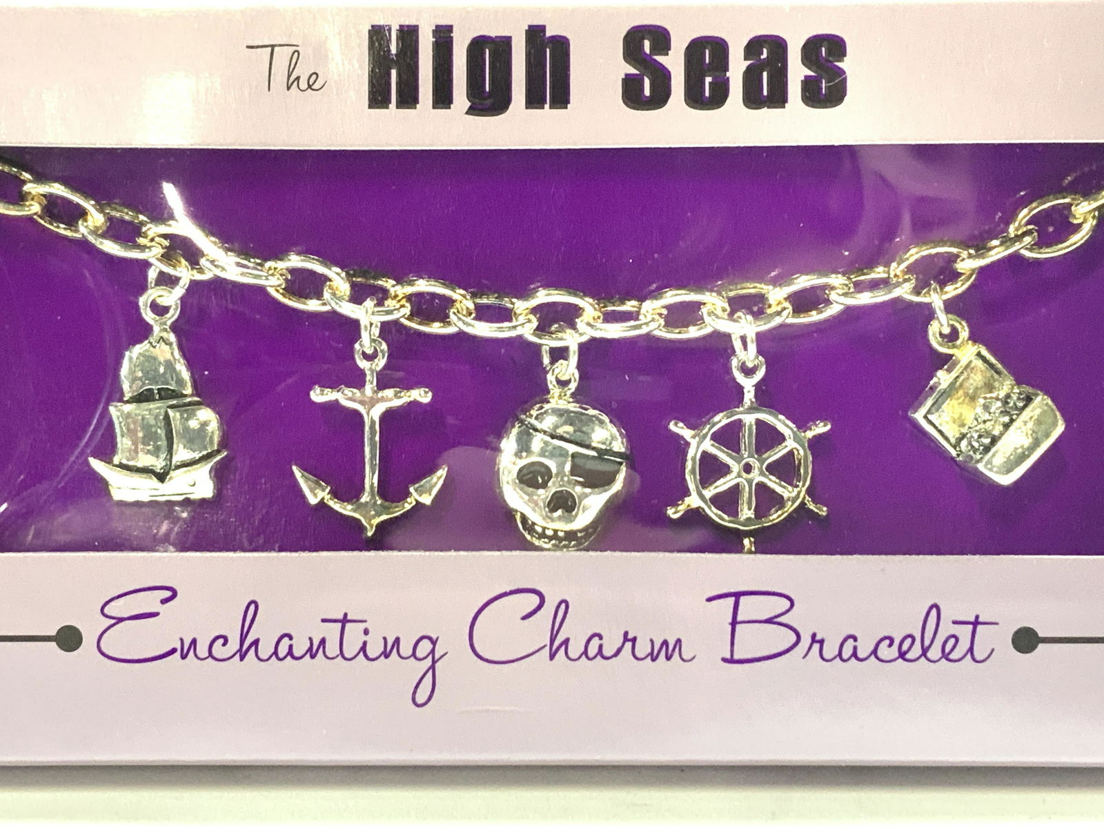 Lot 9 The High Seas Nautical Charm Bracelets, NIB (1 of 6)