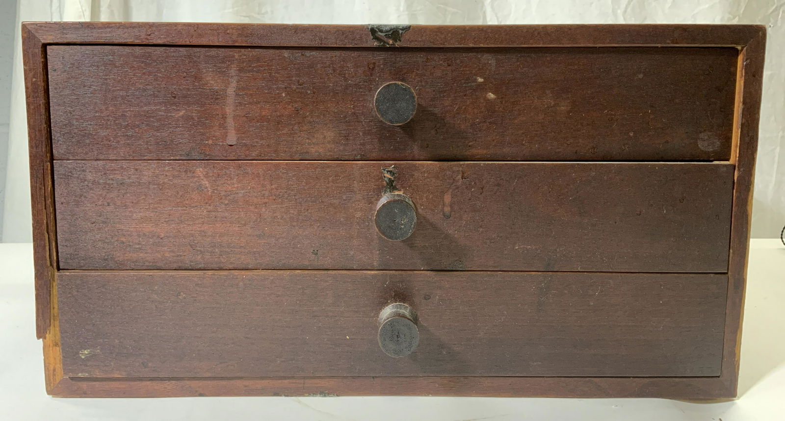 Vintage 3 Drawer Document Box (1 of 9)