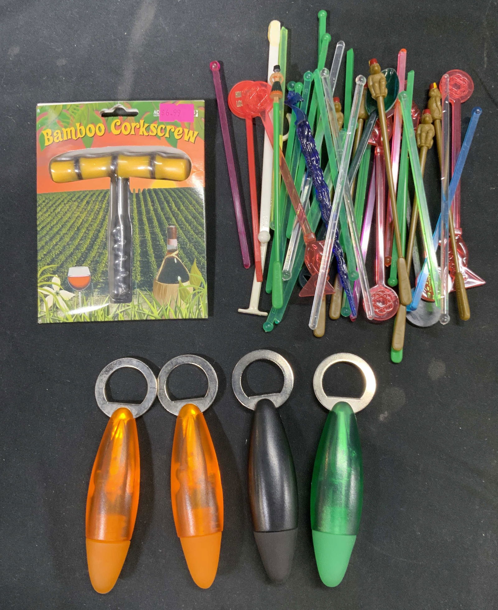 Large Lot Novelty Barware & Cocktail Accessories (1 of 4)