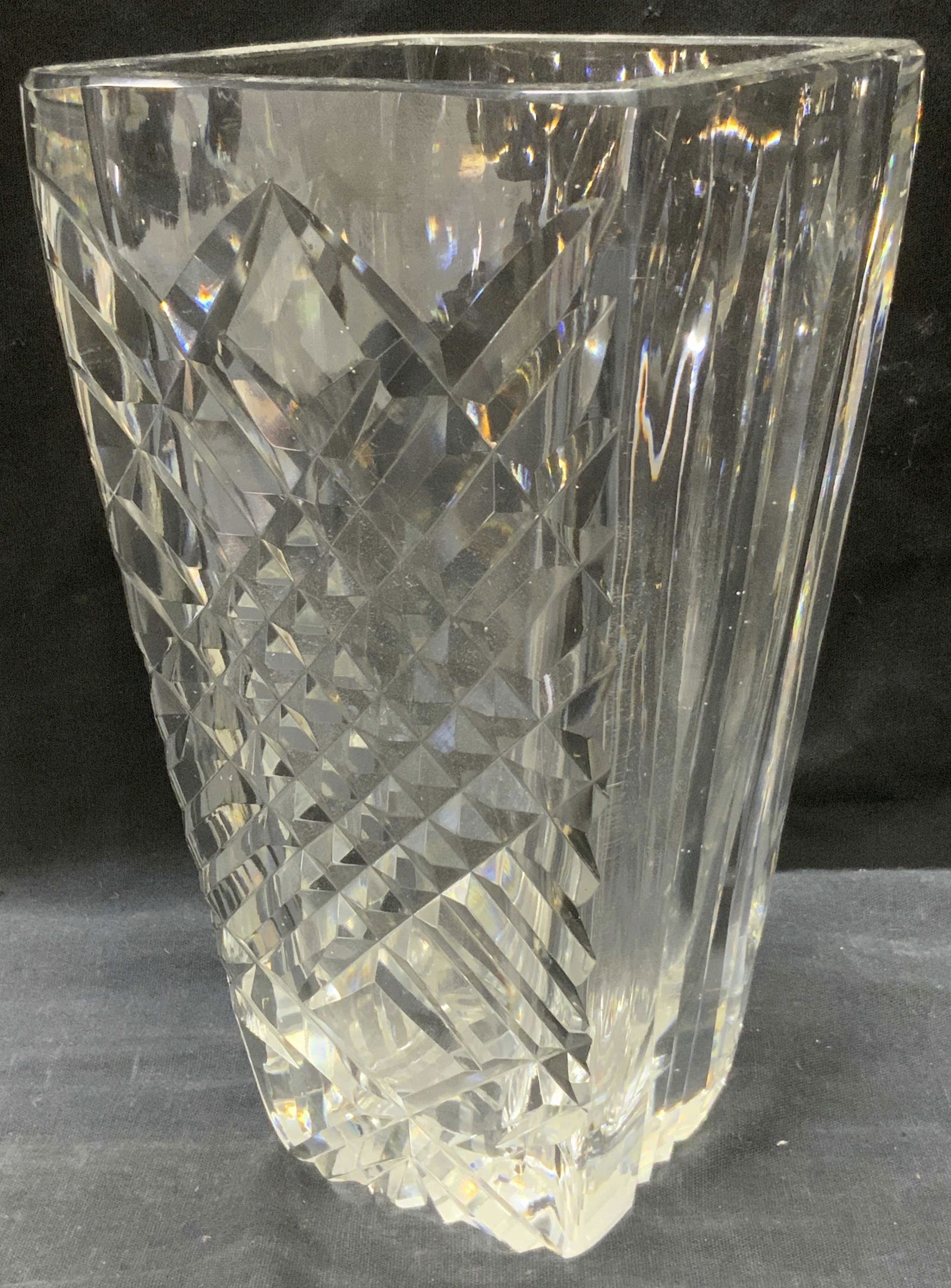 Hand Cut Crystal Vase (1 of 4)