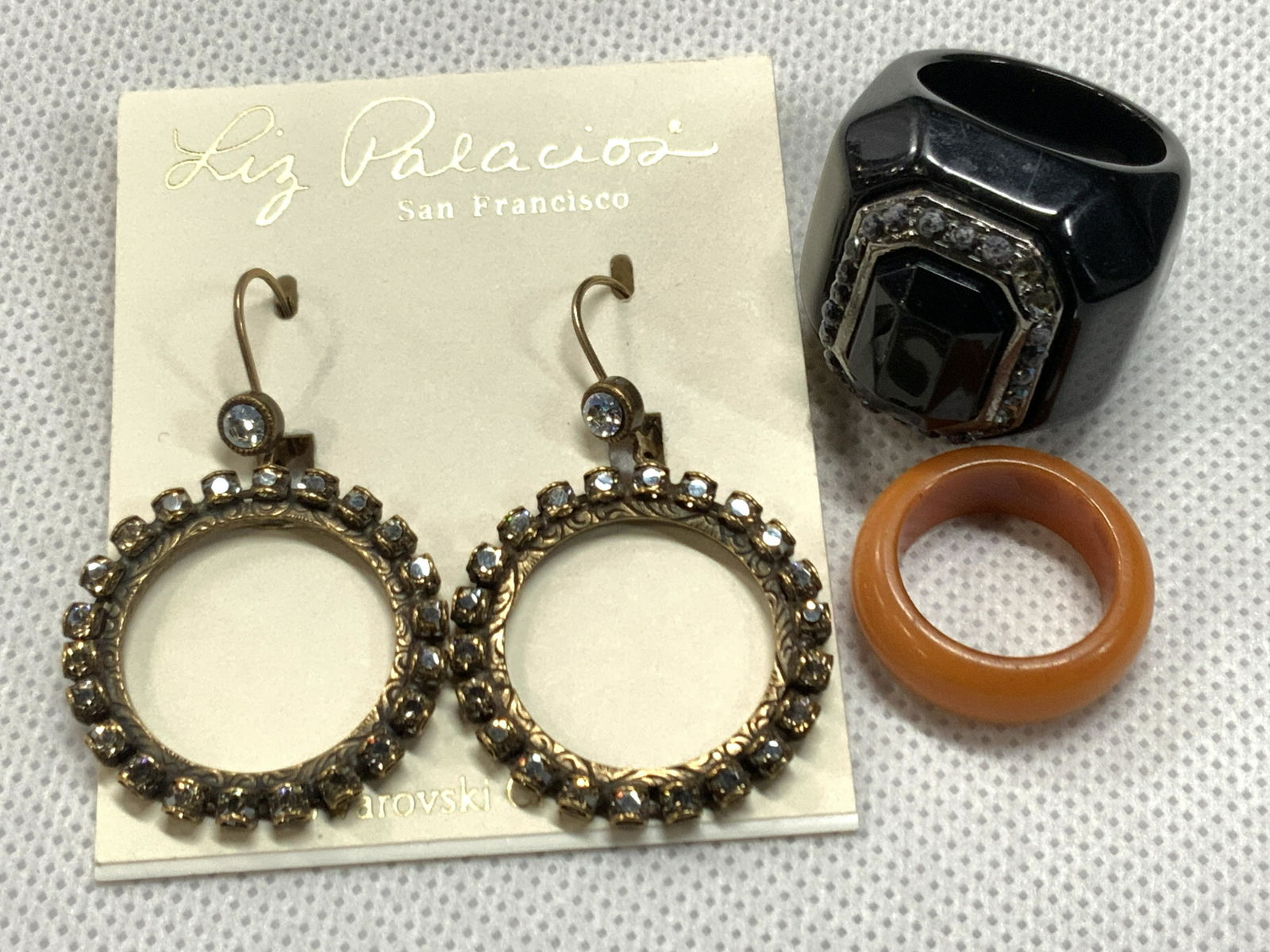 LIZ PALACIOS Gold Filled Earrings & Rings (1 of 7)