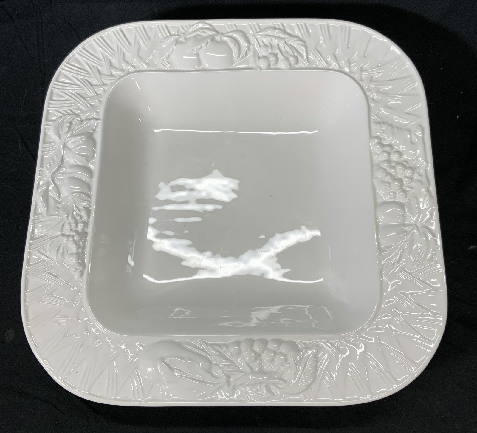 IPATRIZI White Ceramic Serving Dish, Italy (1 of 4)