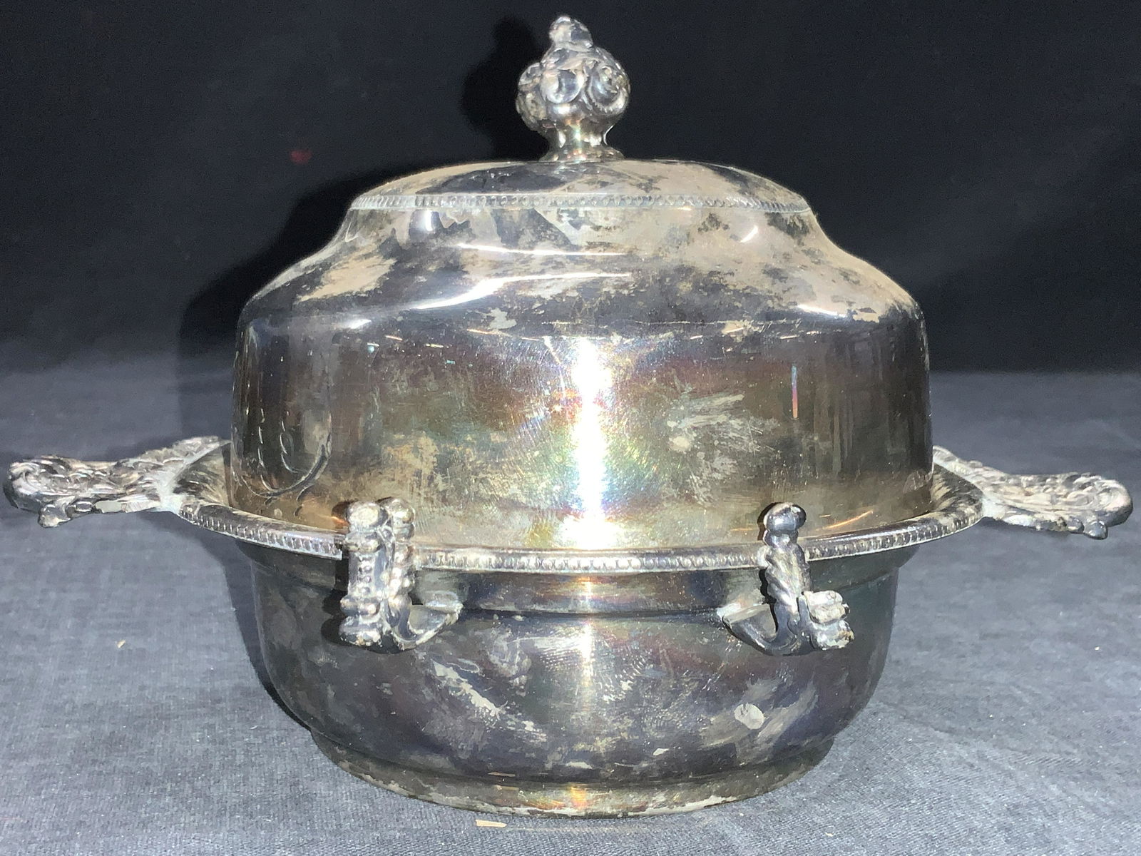 FORBES SPCO Silver plate Vintage Butter Dish (1 of 11)