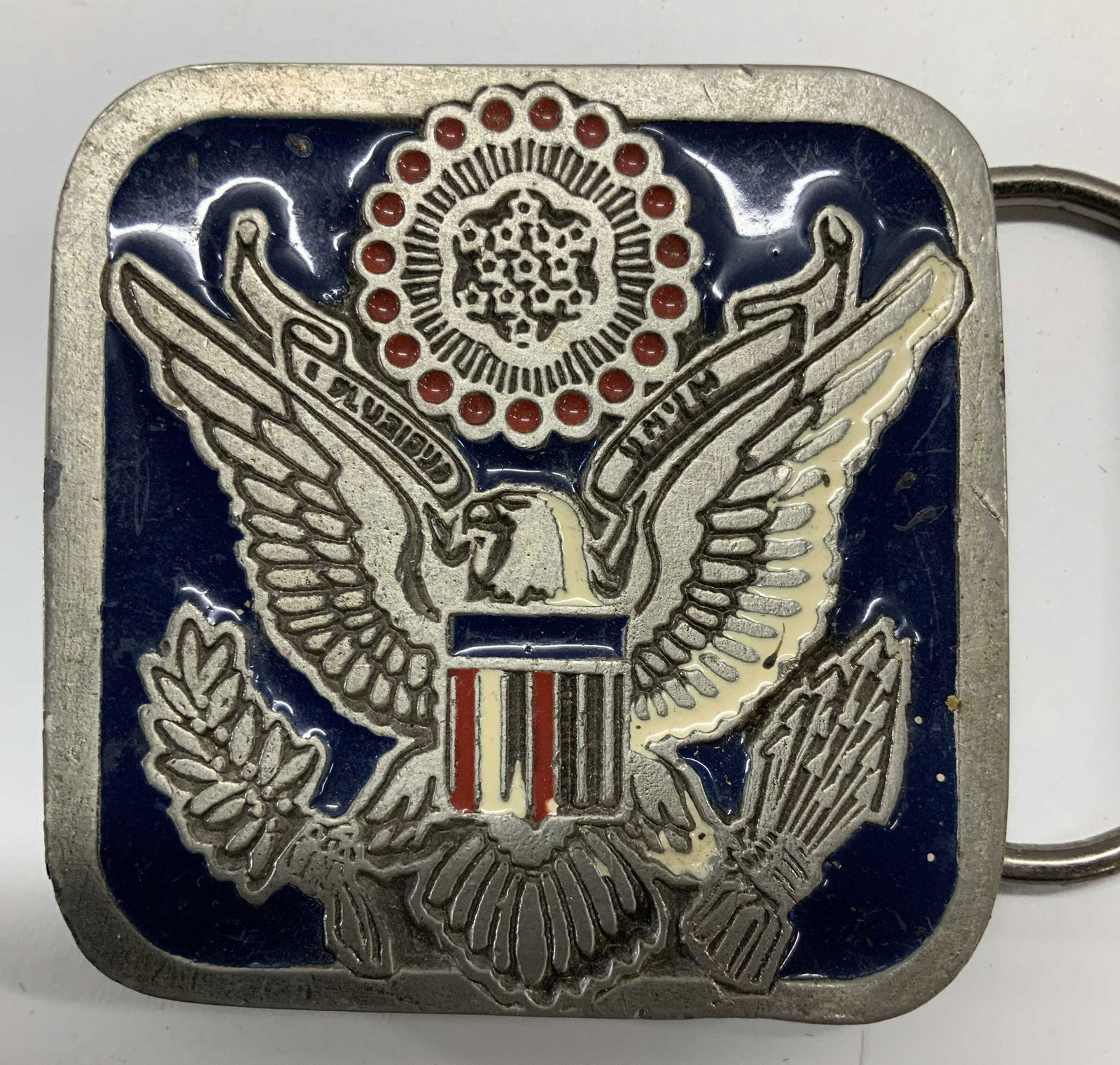 INSTYLE Enameled & Silver tone Eagle Belt Buckle (1 of 4)