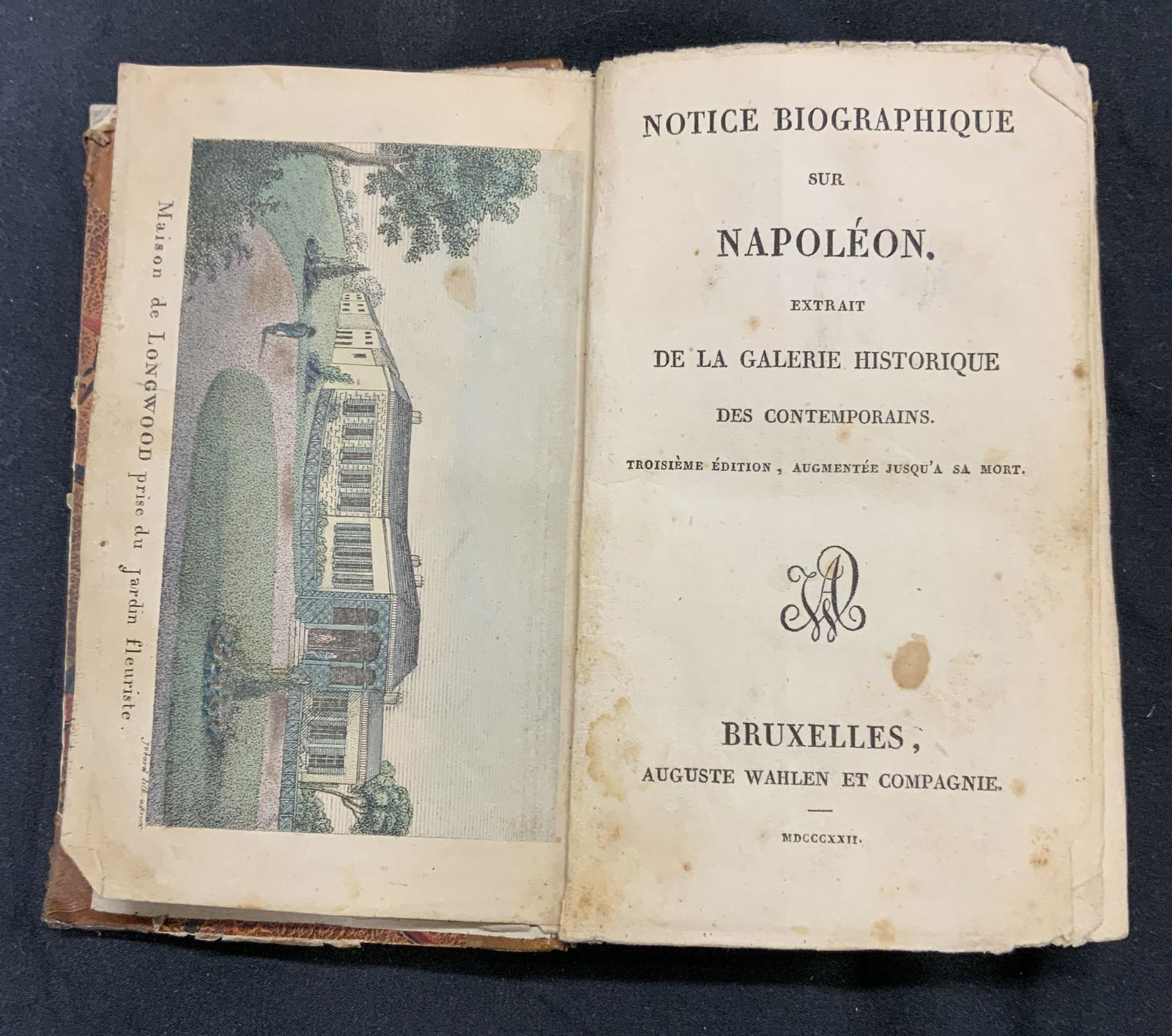 Antique French Biography of Napoleon Book (1 of 5)