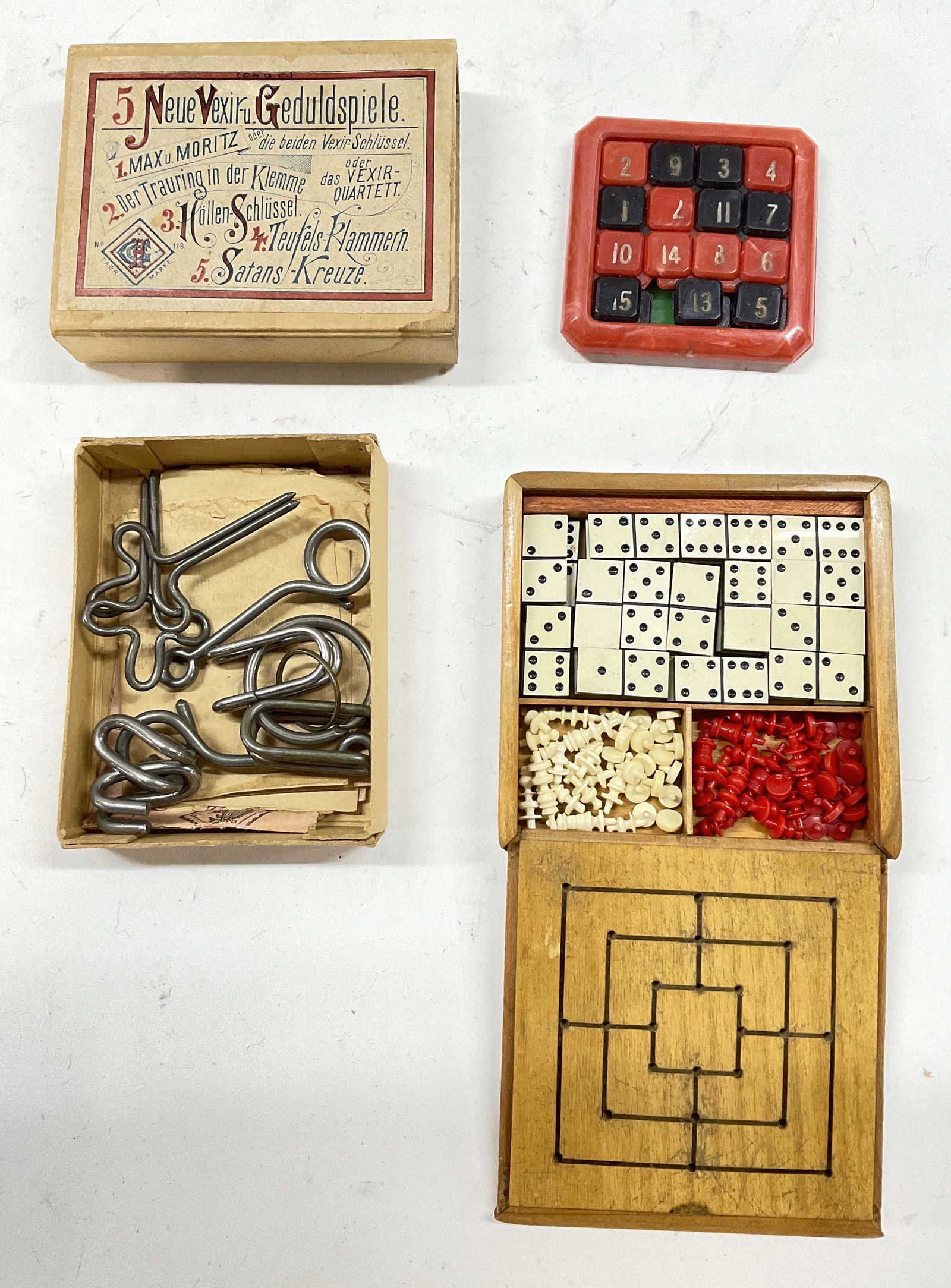 Lot 3 Vintage Games, Brain Teasers & Puzzles (1 of 5)