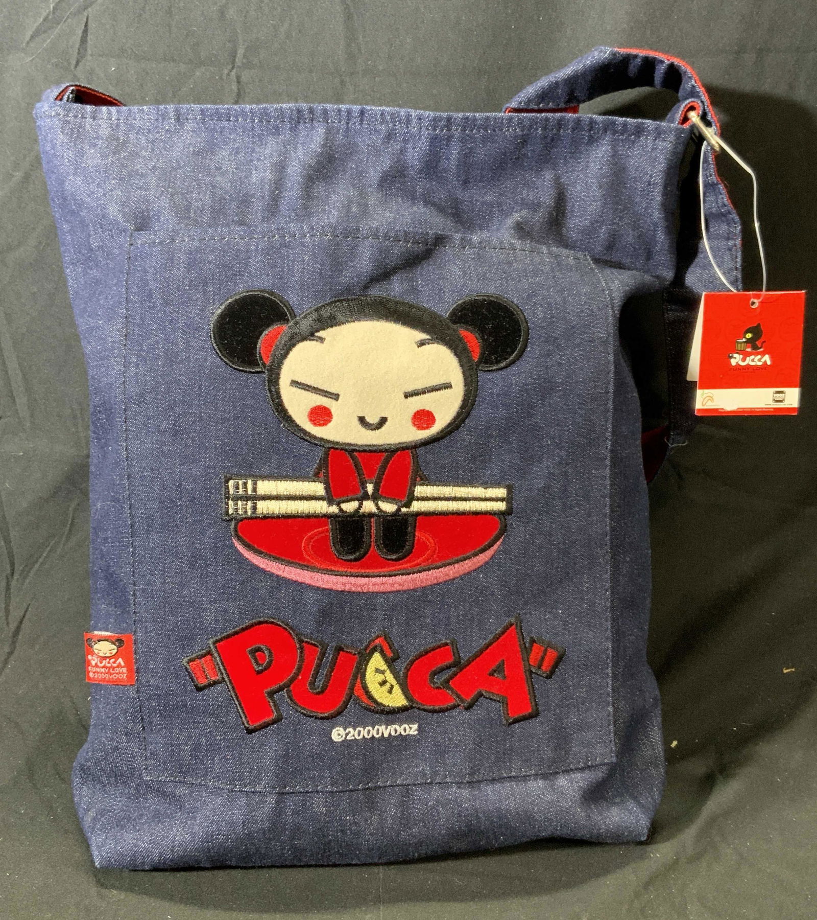 Vintage PUCCA Denim Tote Bag NWT (1 of 4)