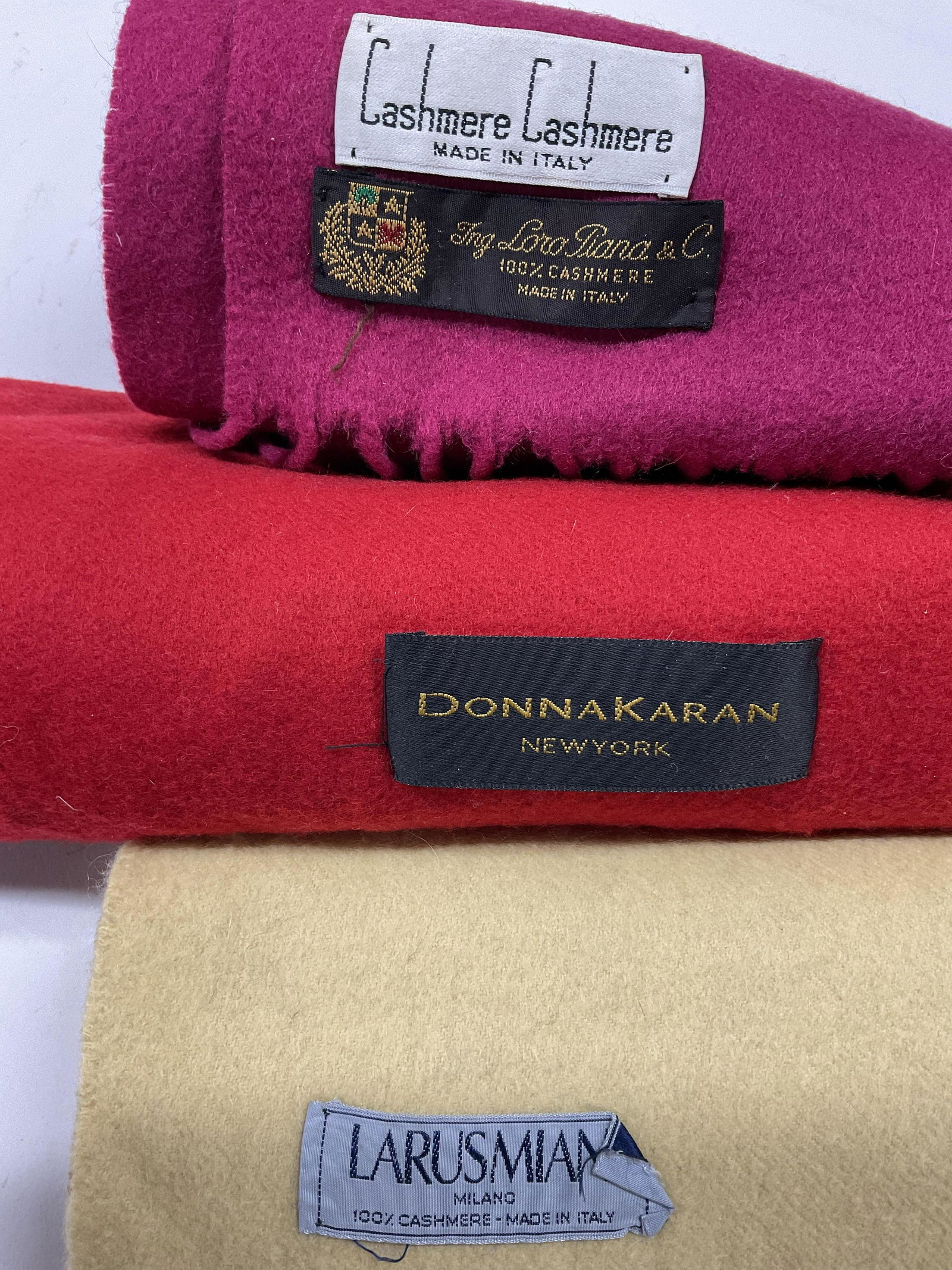 Lot 3 Cashmere Scarves, Loro Piana, DKNY (1 of 7)