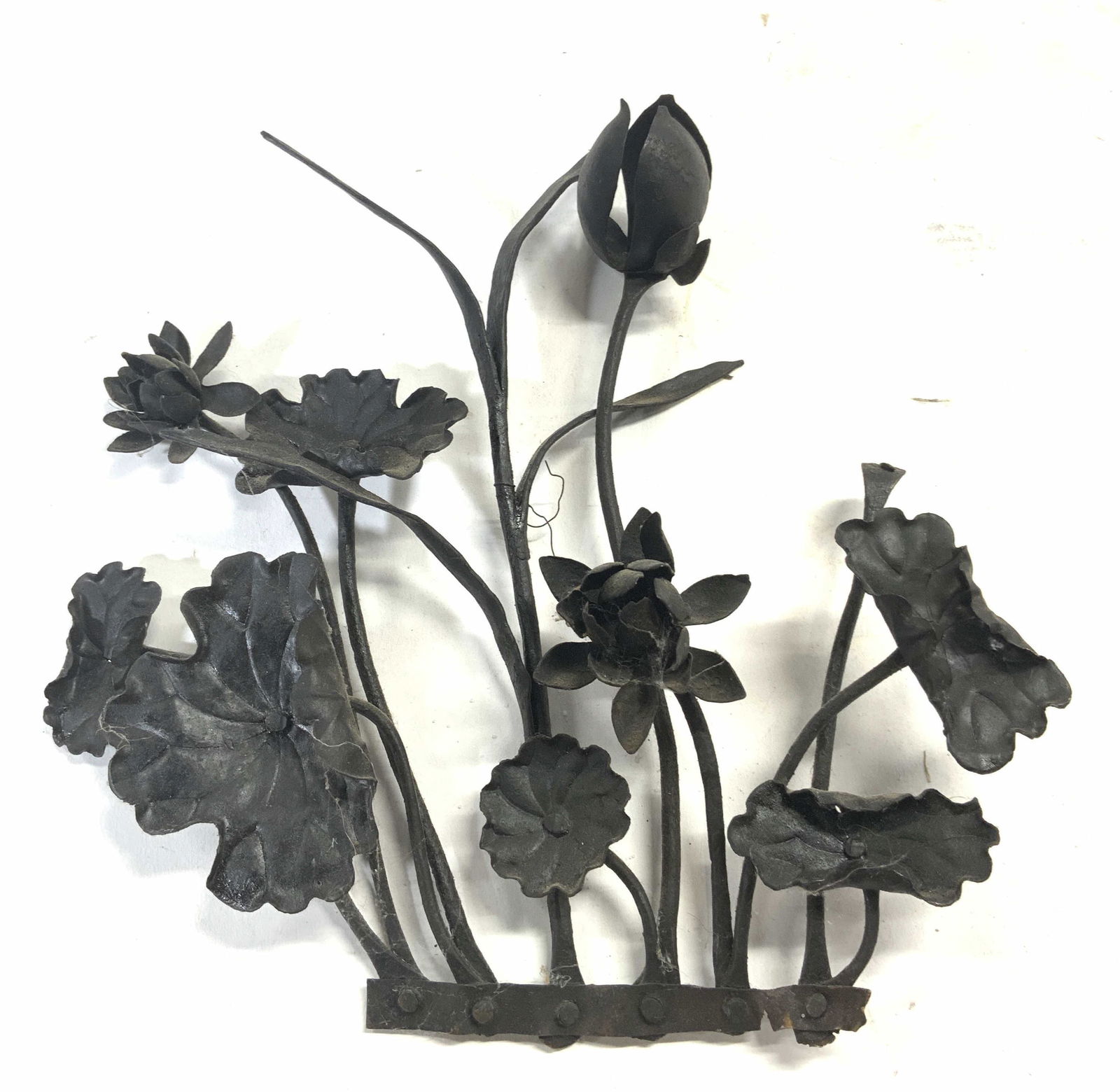 Metal Floral Wall Decor Sculpture (1 of 7)