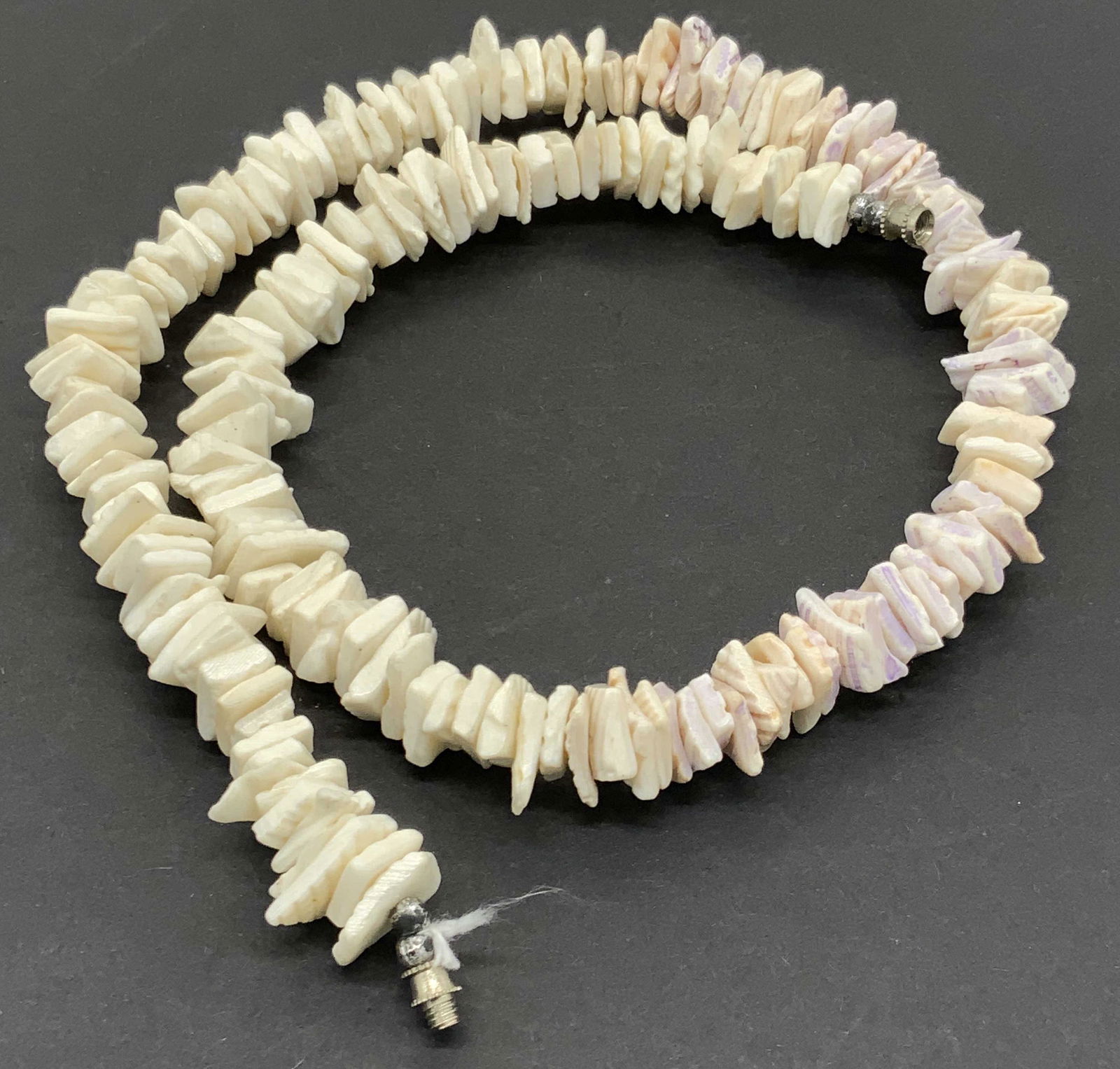 Vintage White Shell Shard Necklace, Jewelry (1 of 7)