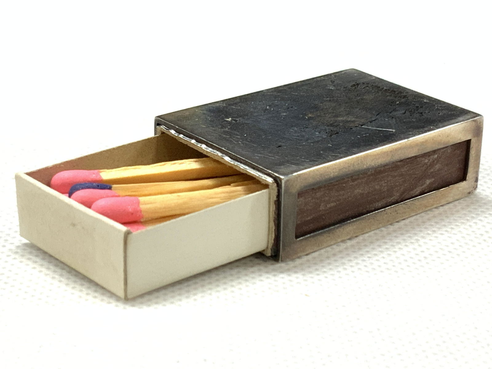 TIFFANY & CO. Makers Sterling Match Box Cover (1 of 7)