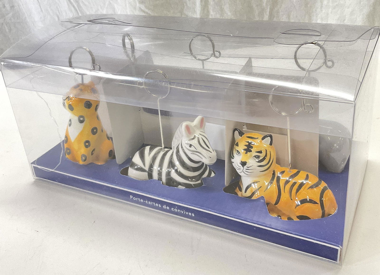 NIB, Pier 1 Place Card Holders, Animal Figurals (1 of 4)