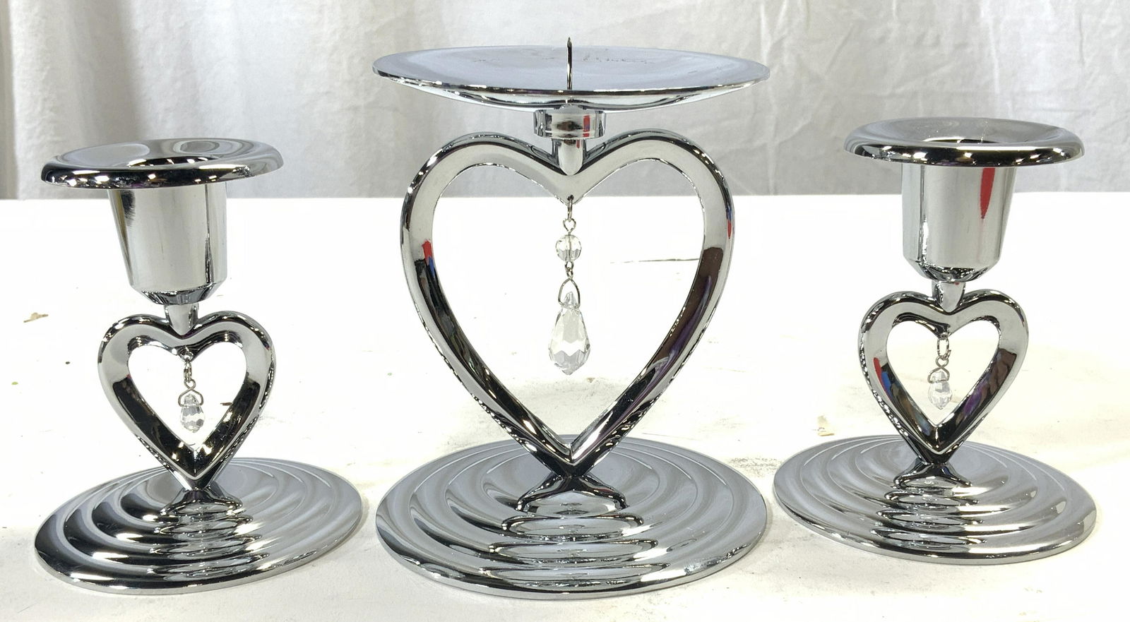 Set 3 Metal Candle Holders In Box (1 of 7)