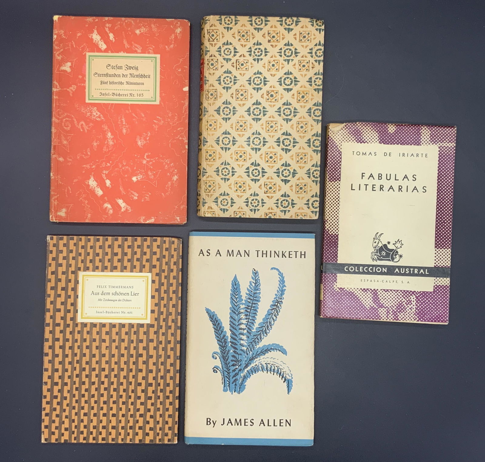 Lot of 5 Aesthetic Vintage Hardcover Books (1 of 5)
