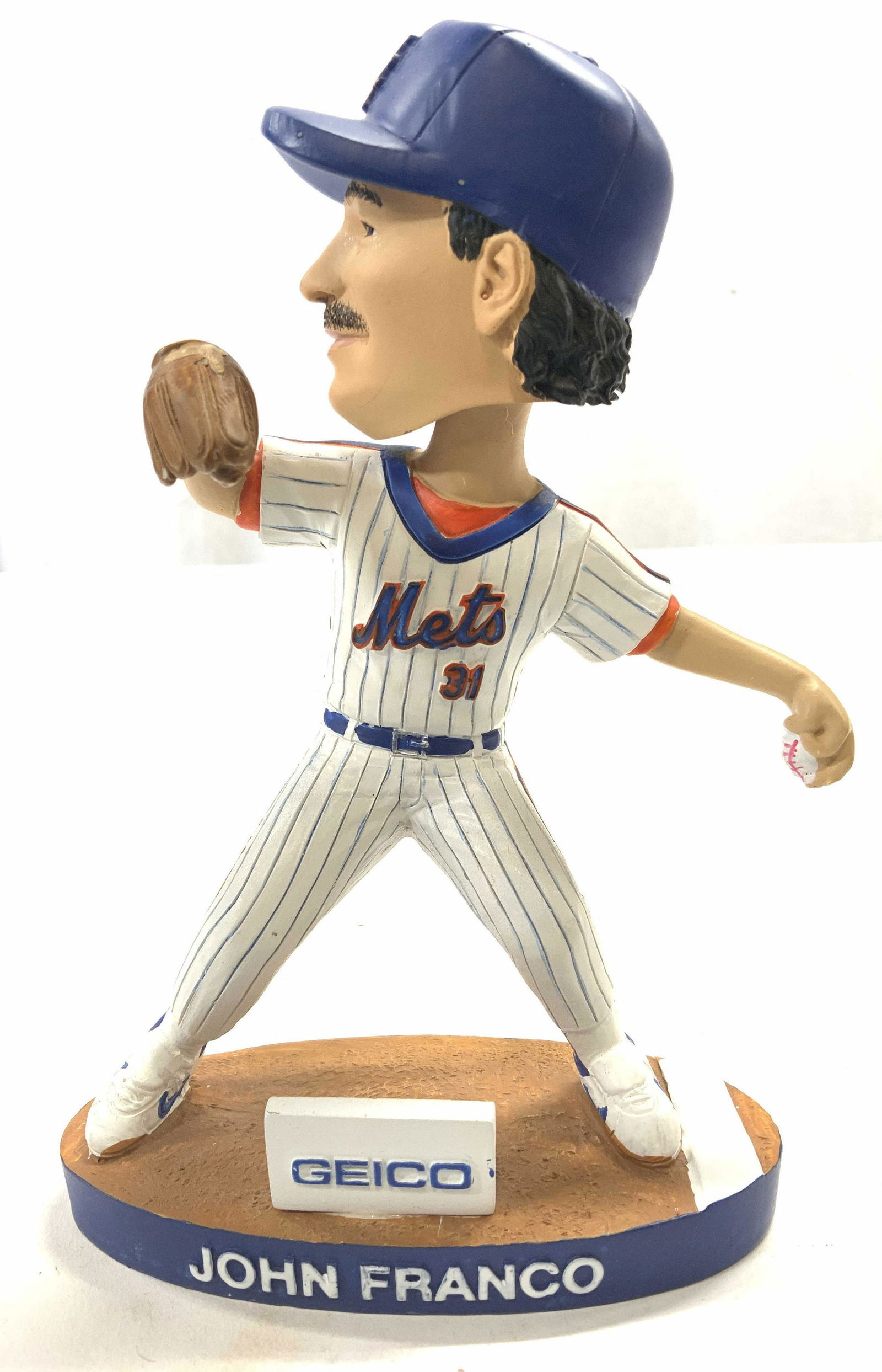 JOHN FRANCO Geico BDA Bobblehead New York Mets (1 of 8)