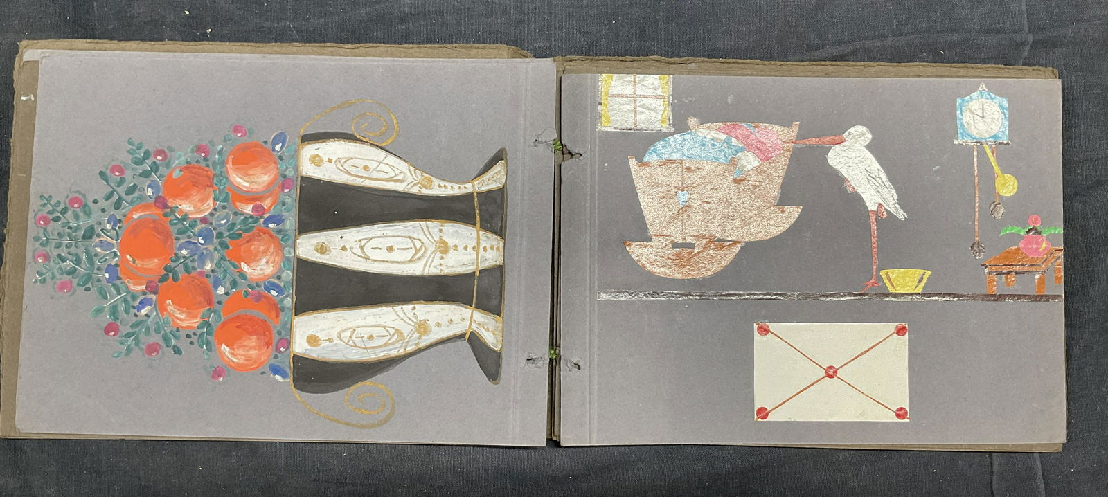 RITA BOLEY BOLAFFIO Signed Sketchbook (1 of 10)