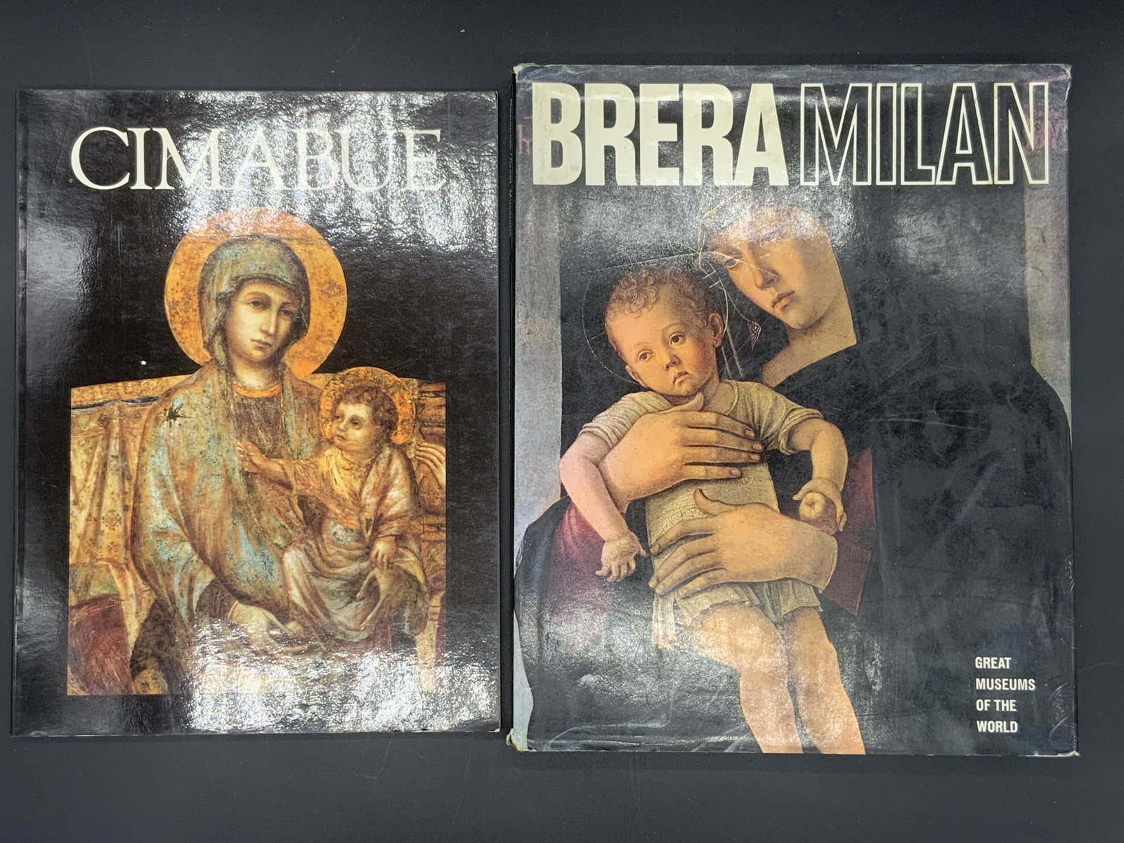 Pair Byzantine & Renaissance Art Books: Pair Byzantine & Renaissance Art Books, 1/2: Cimabue by Monica Chiellini published by Scala Books, subject is on the works of Cimabue. 2/2: Brera Milan Published by Newsweek as part of the Great Museu