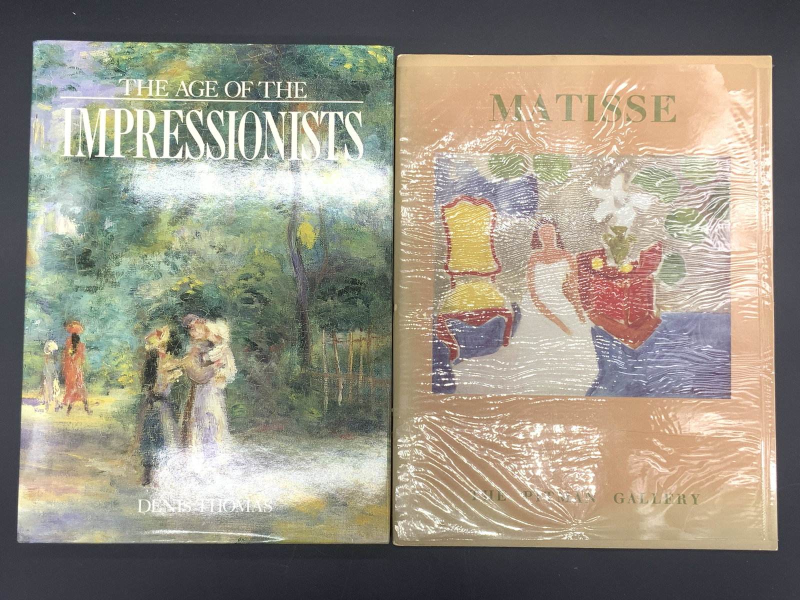 Matisse & The Age of the Impressionists Art Books: Pair Matisse & The Age of the Impressionists Art Books, 1/2: Matisse - The Pitman Gallery published by Pitman Publishing, covered with protective plastic packaging, contains plate lithographs, 2/2: Th
