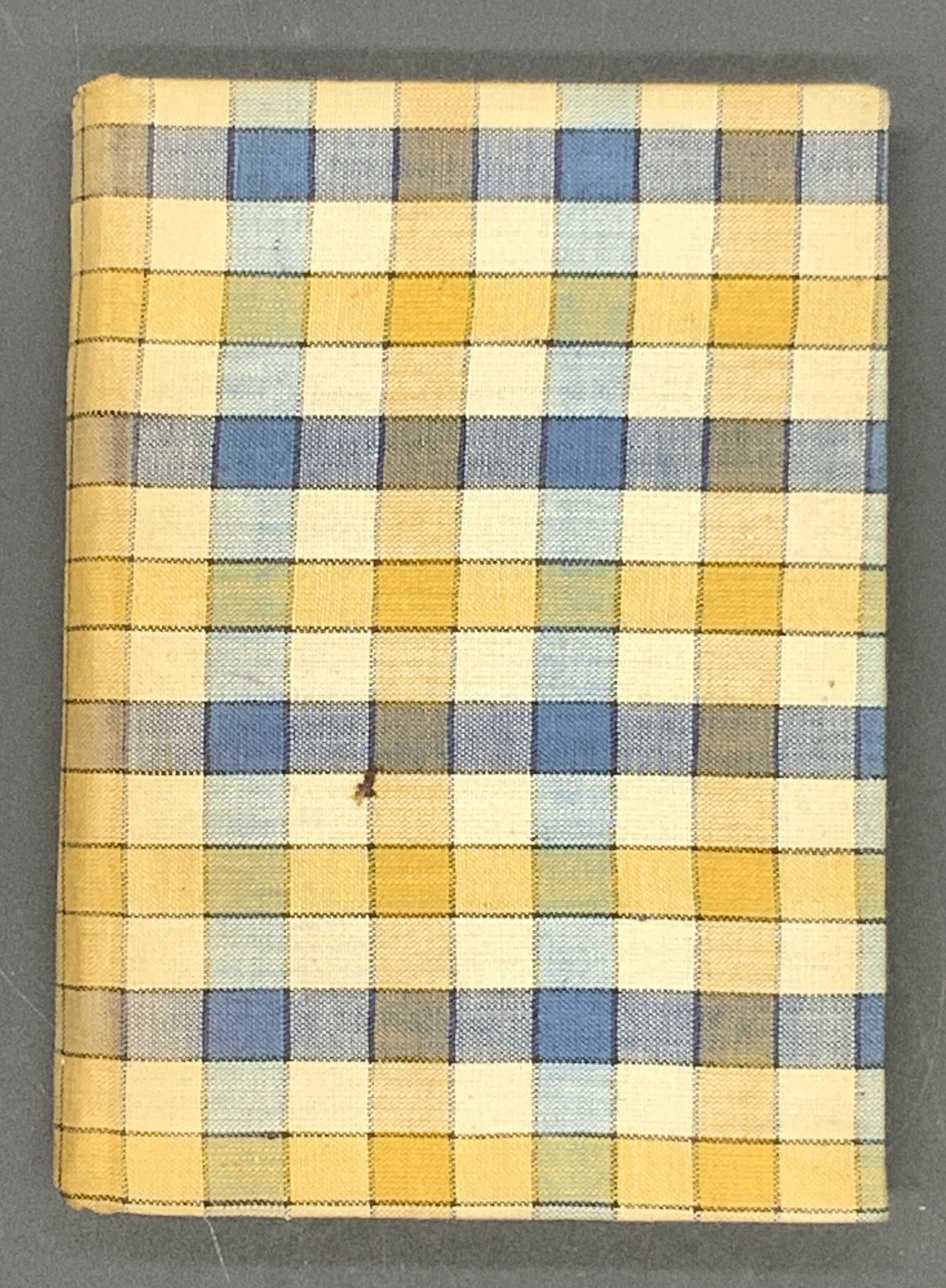 Oscar Wilde An Ideal Husband Antique Play Book: Oscar Wilde An Ideal Husband Antique Play Book, plaid upholstered cover, published by Bernhard Tauchnitz circa 1909, text in English, measures approx 6 1/4 x 4 3/4 x 1 in. Surface wear. Oscar Wilde an